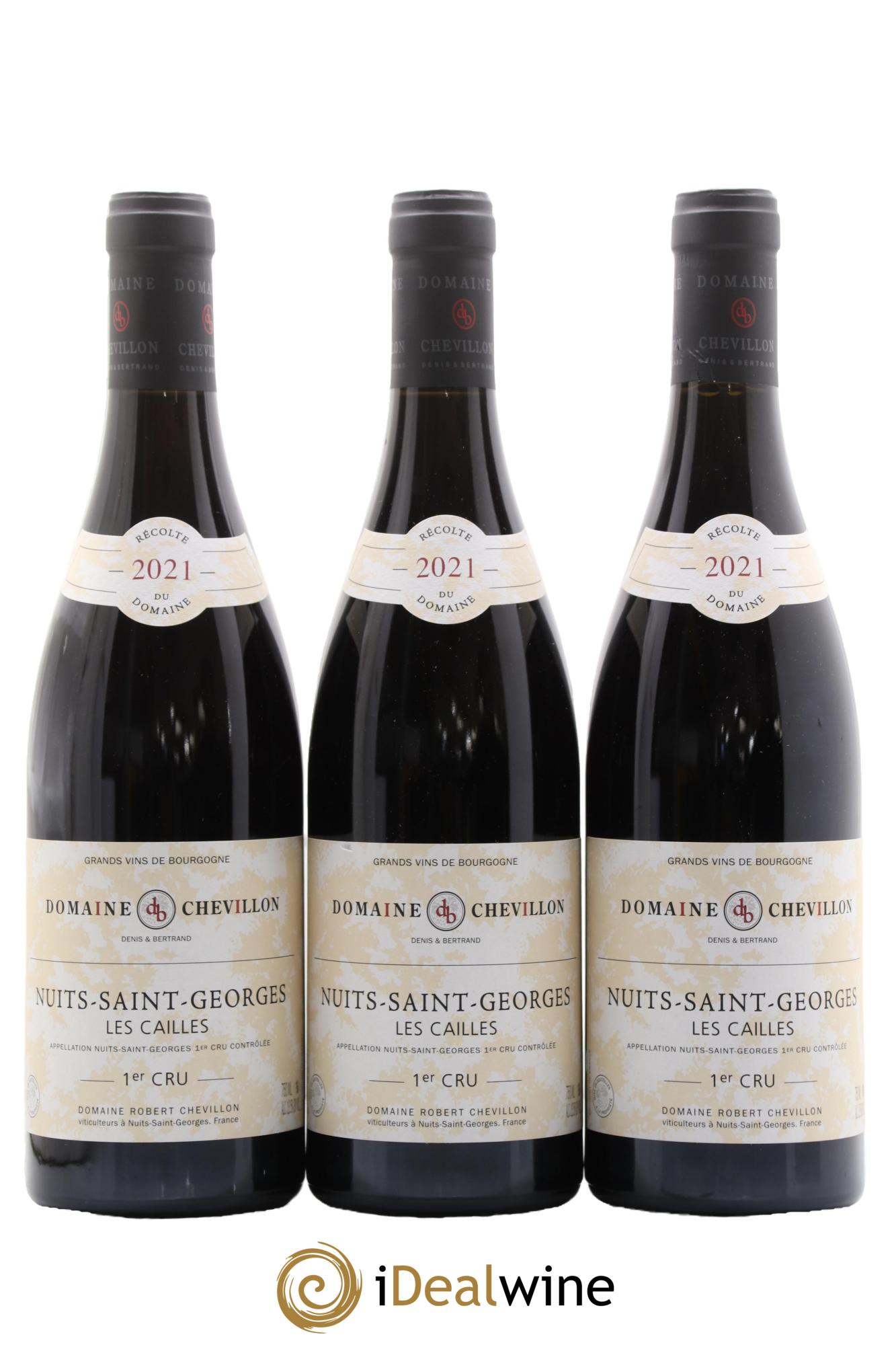 Nuits-Saint-Georges 1er Cru Les Cailles Robert Chevillon 2021 - Lot de 3 bouteilles - 0