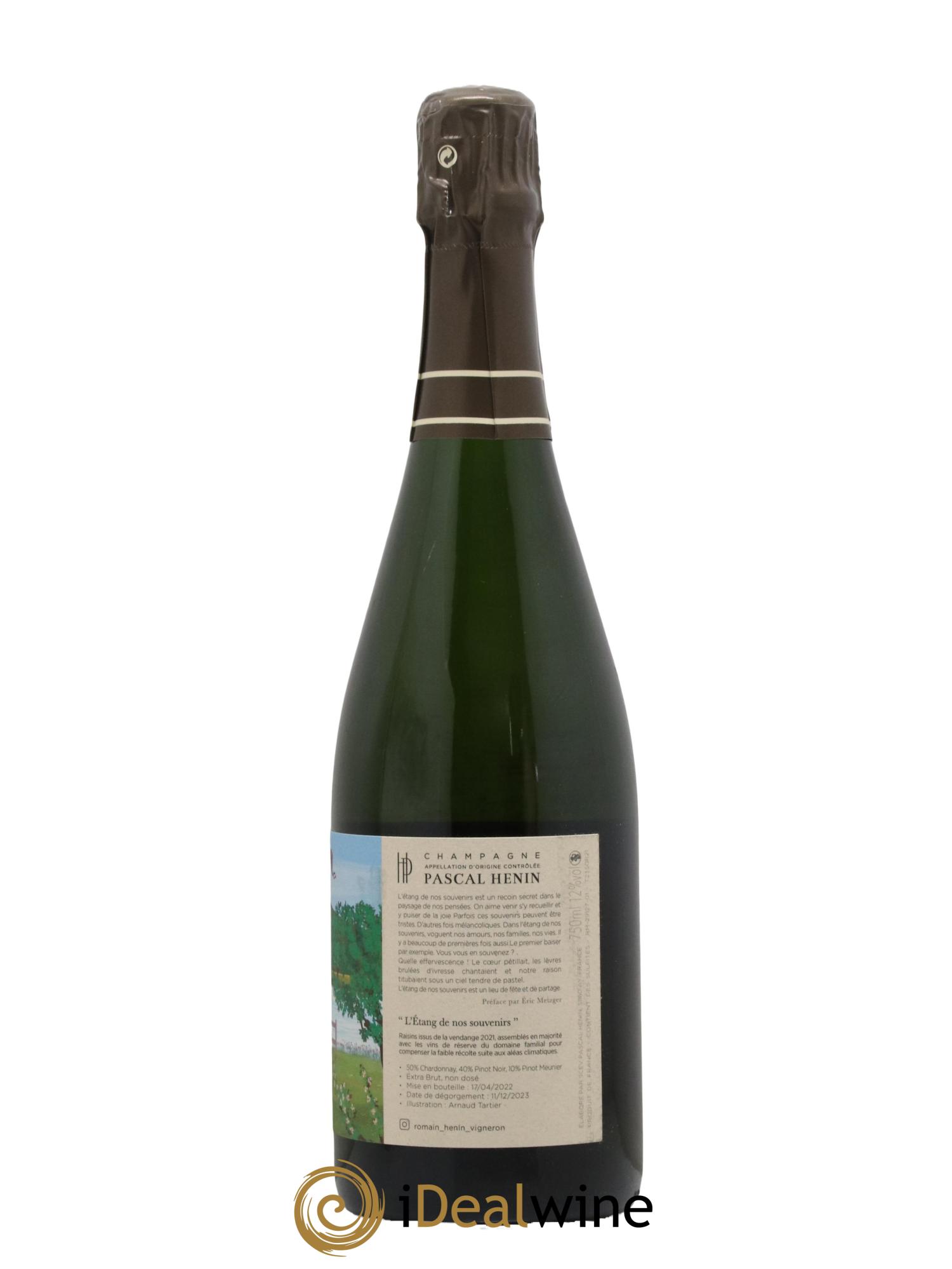 L'Etang de nos Souvenirs Romain Henin L Etang De Nos Souvenirs Henin - Lot of 1 bottle - 1