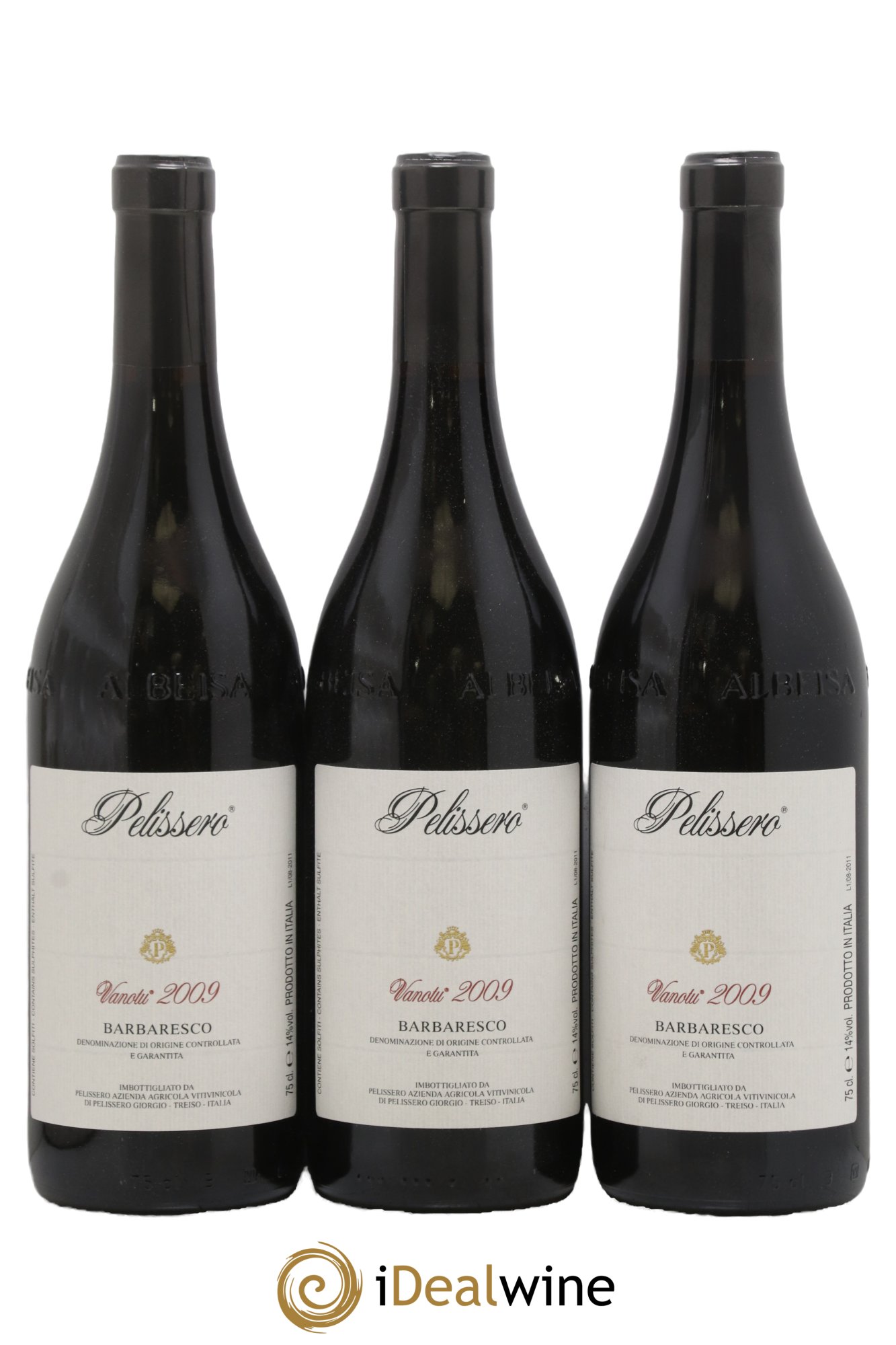 Barbaresco DOCG Vanotu Pelissero 2009 - Lot de 3 bouteilles - 0