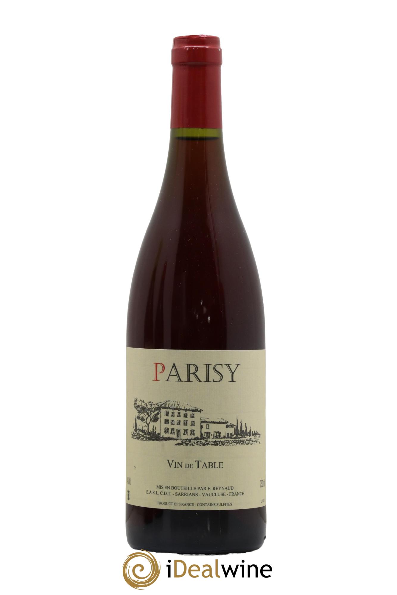 Vin de Table Parisy Emmanuel Reynaud - Lot de 1 bouteille - 0