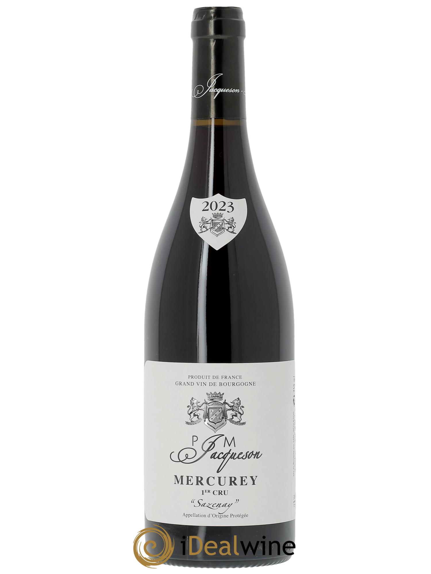 Mercurey 1er Cru Sazenay Paul & Marie Jacqueson 2023 - Posten von 1 Flasche - 0