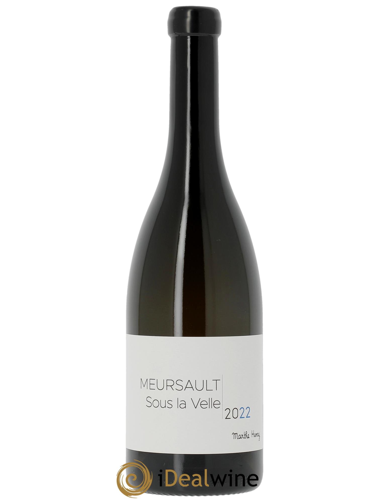 Meursault Sous la Velle Marthe Henry 2022 - Lot de 1 bouteille - 0