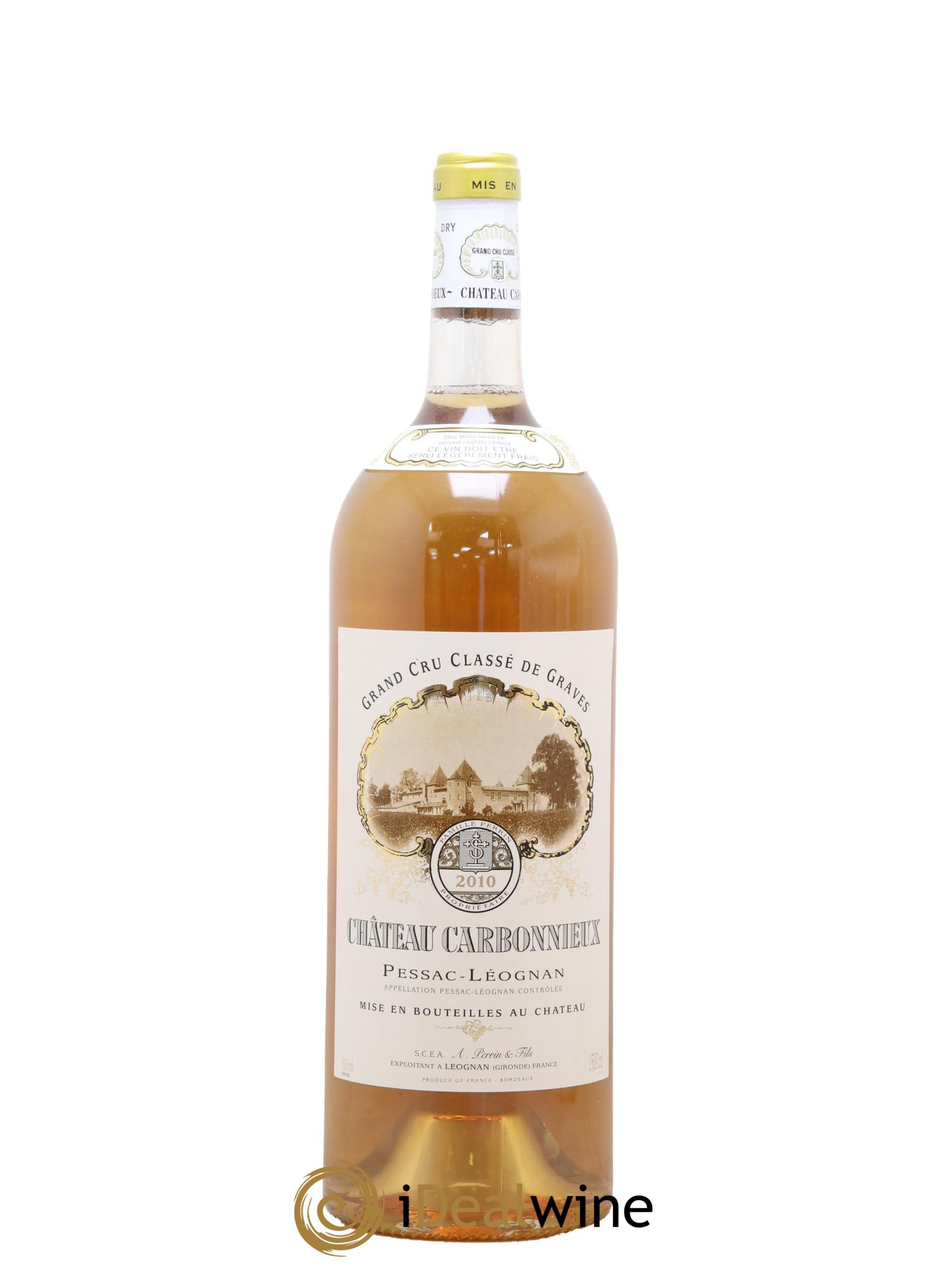 Château Carbonnieux Cru Classé de Graves 2010 - Posten von 1 Magnum - 0