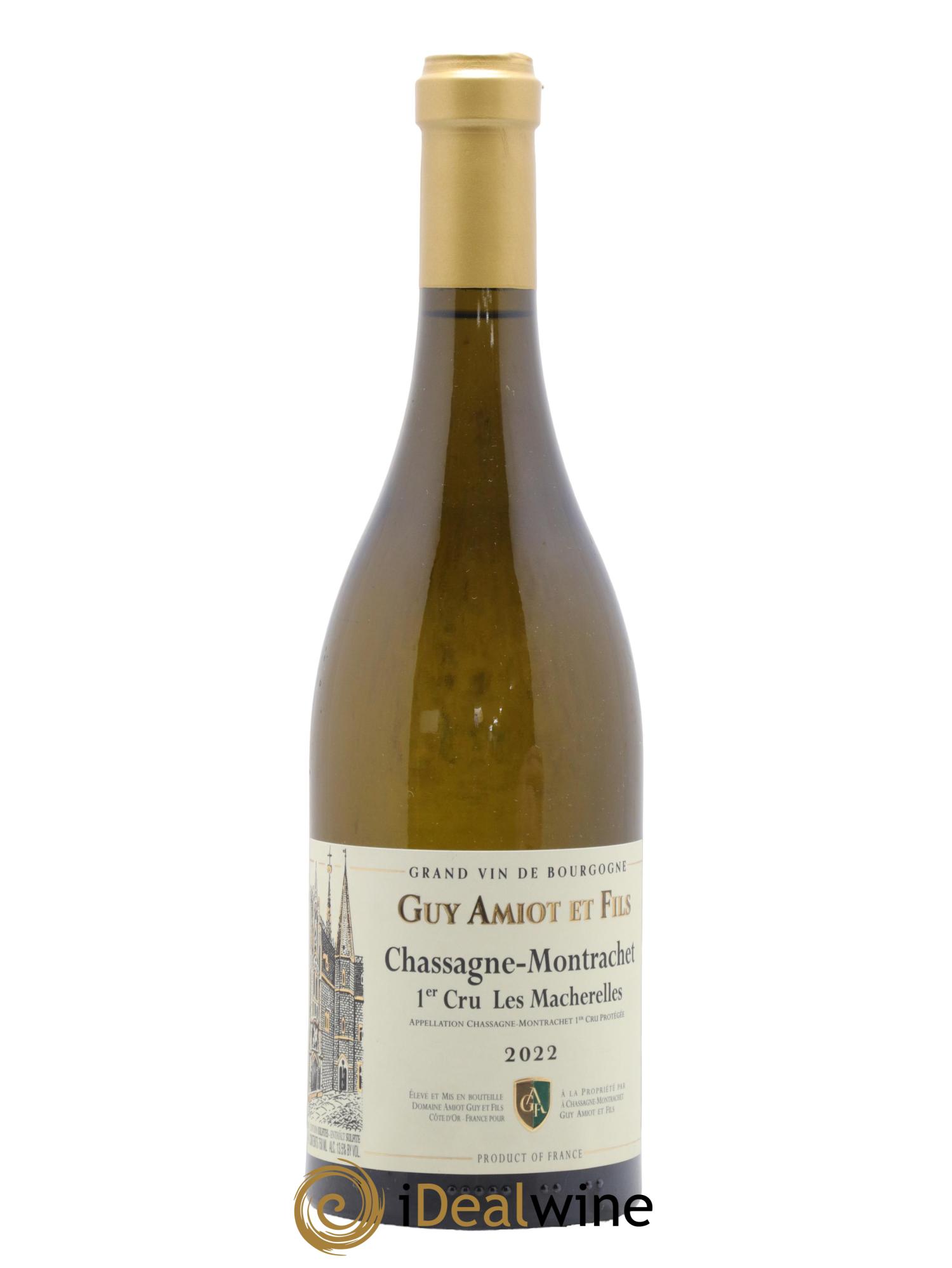 Chassagne-Montrachet 1er Cru Les Macherelles Guy Amiot 2022 - Lotto di 1 bottiglia - 0