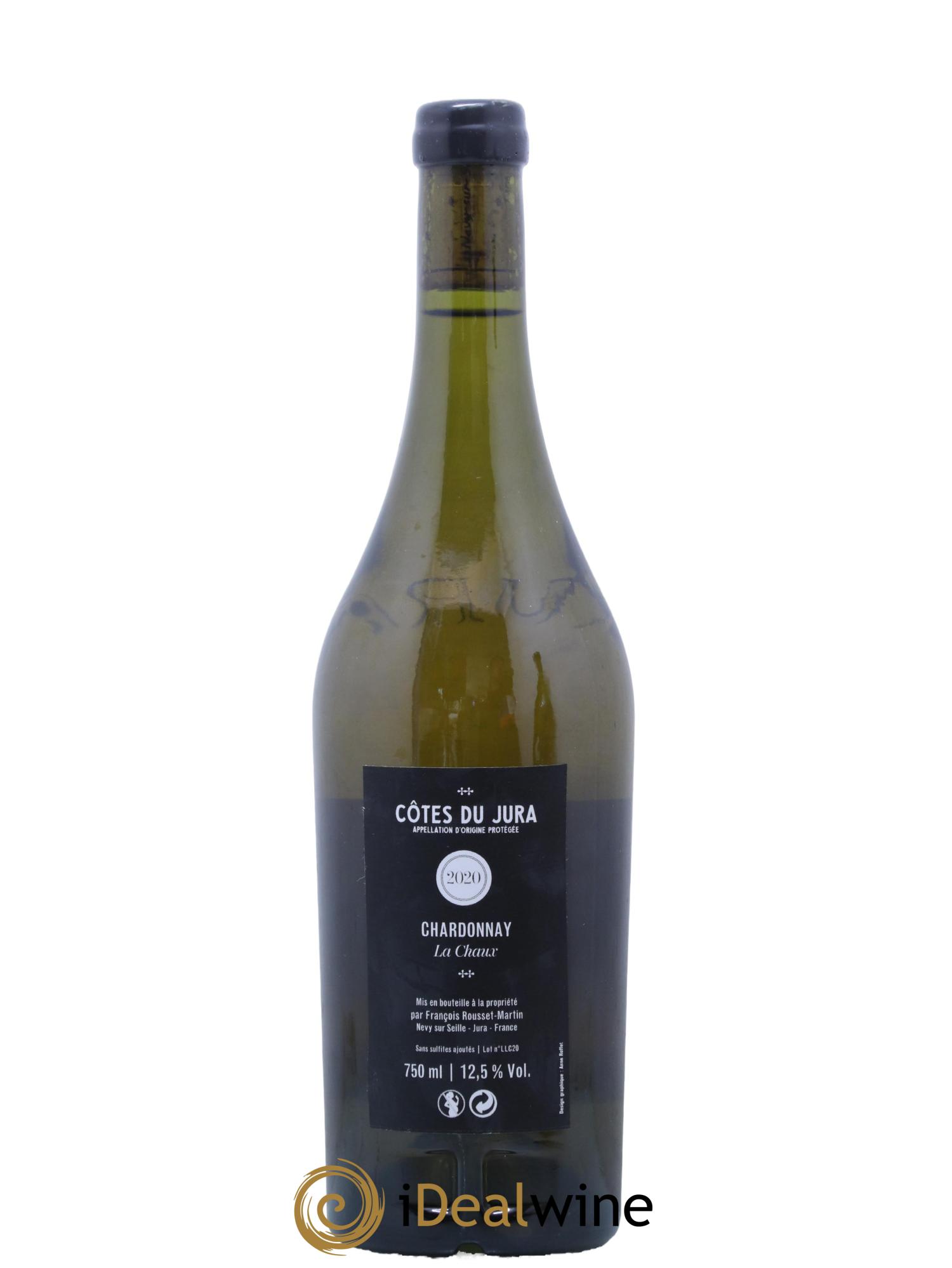 Côtes du Jura La Chaux François Rousset Martin 2020 - Lot de 1 bouteille - 1
