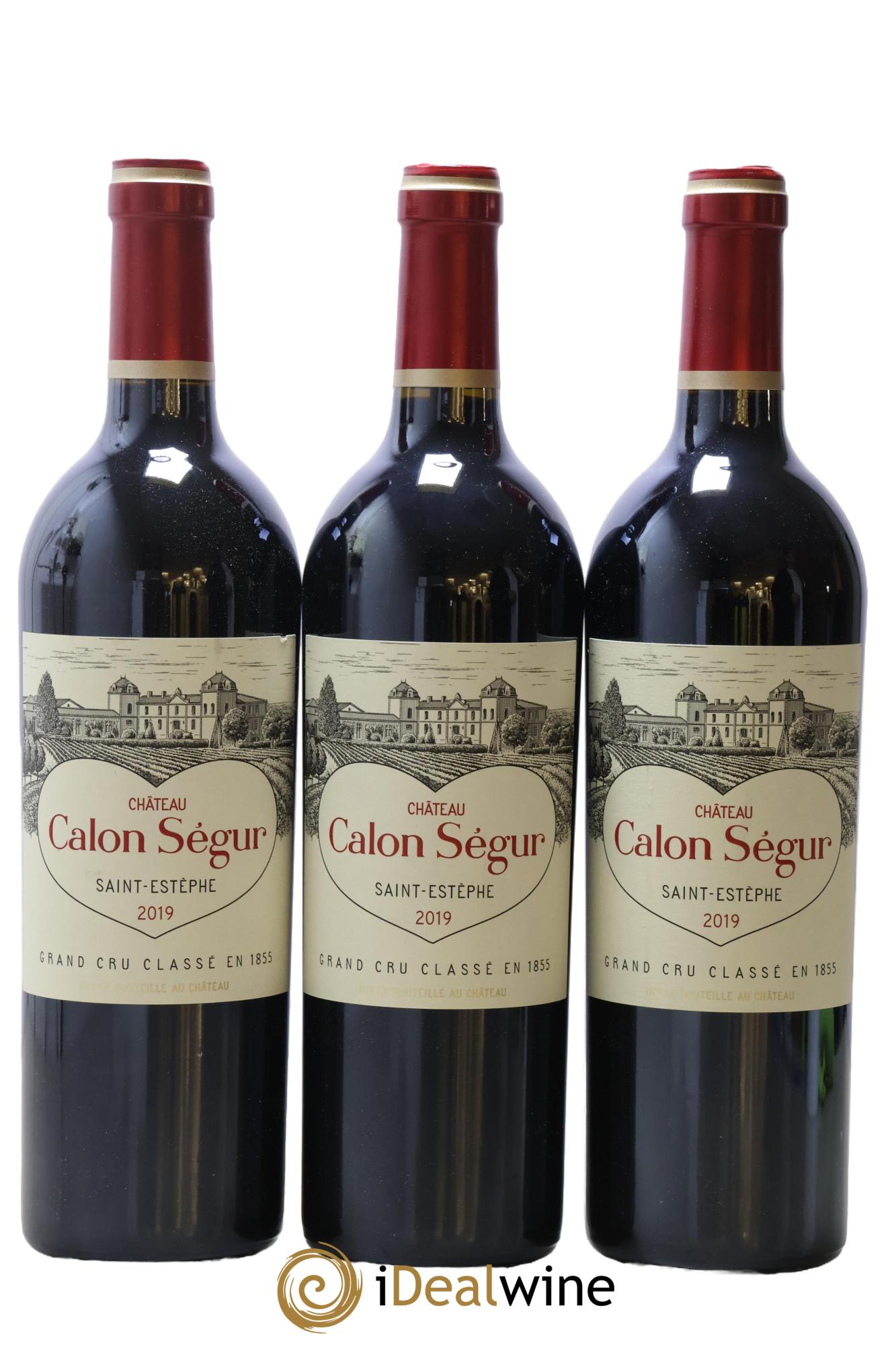 Château Calon Ségur 3ème Grand Cru Classé 2019 - Lotto di 3 bottiglie - 0