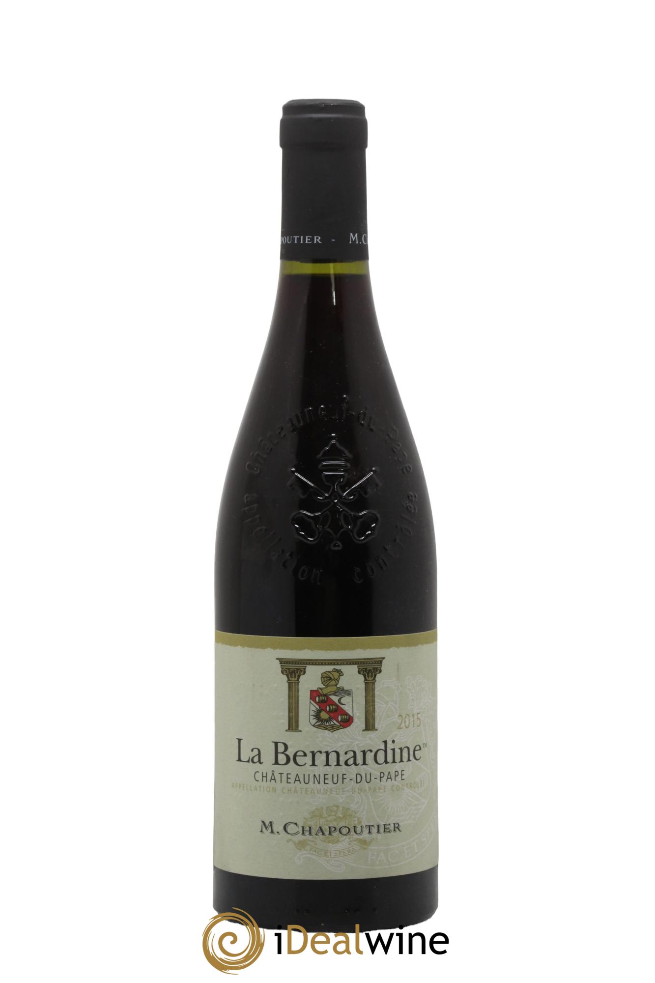 Châteauneuf-du-Pape La Bernardine Chapoutier 2015 - Lot de 1 bouteille - 0
