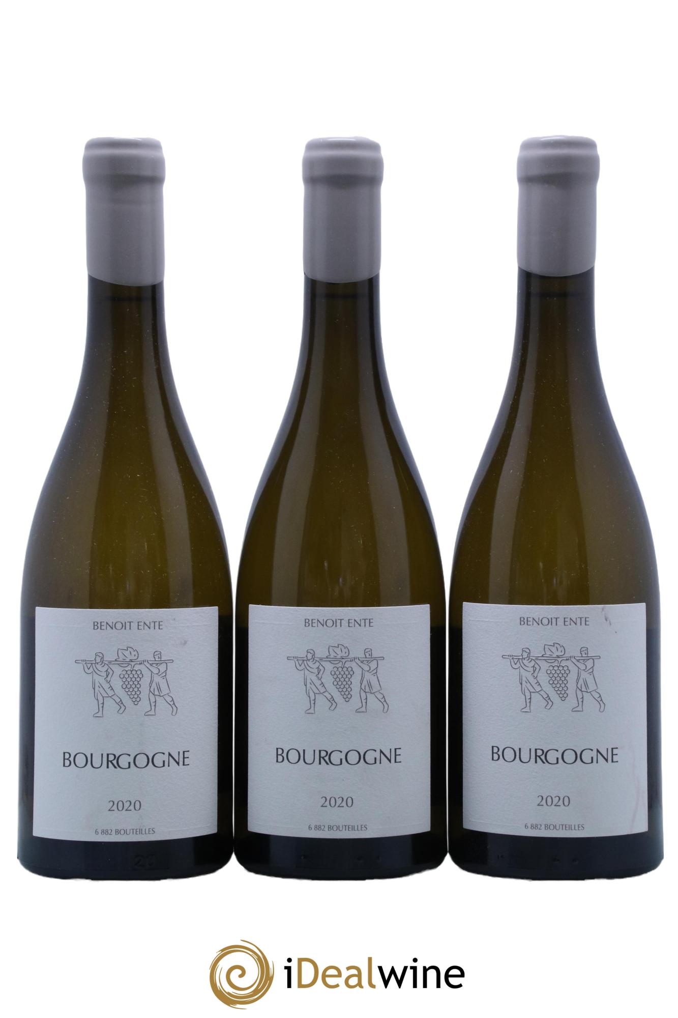 Bourgogne Chardonnay Benoit Ente 2020 - Lot de 3 bouteilles - 0