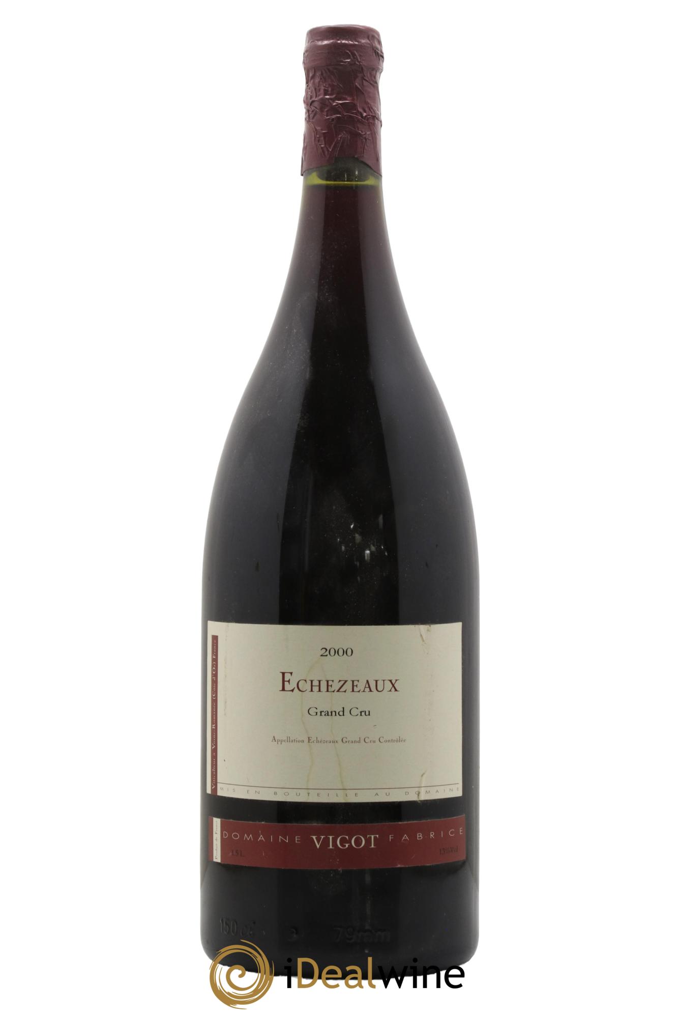 Echezeaux Grand Cru Fabrice Vigot 2000 - Lot de 1 magnum - 0