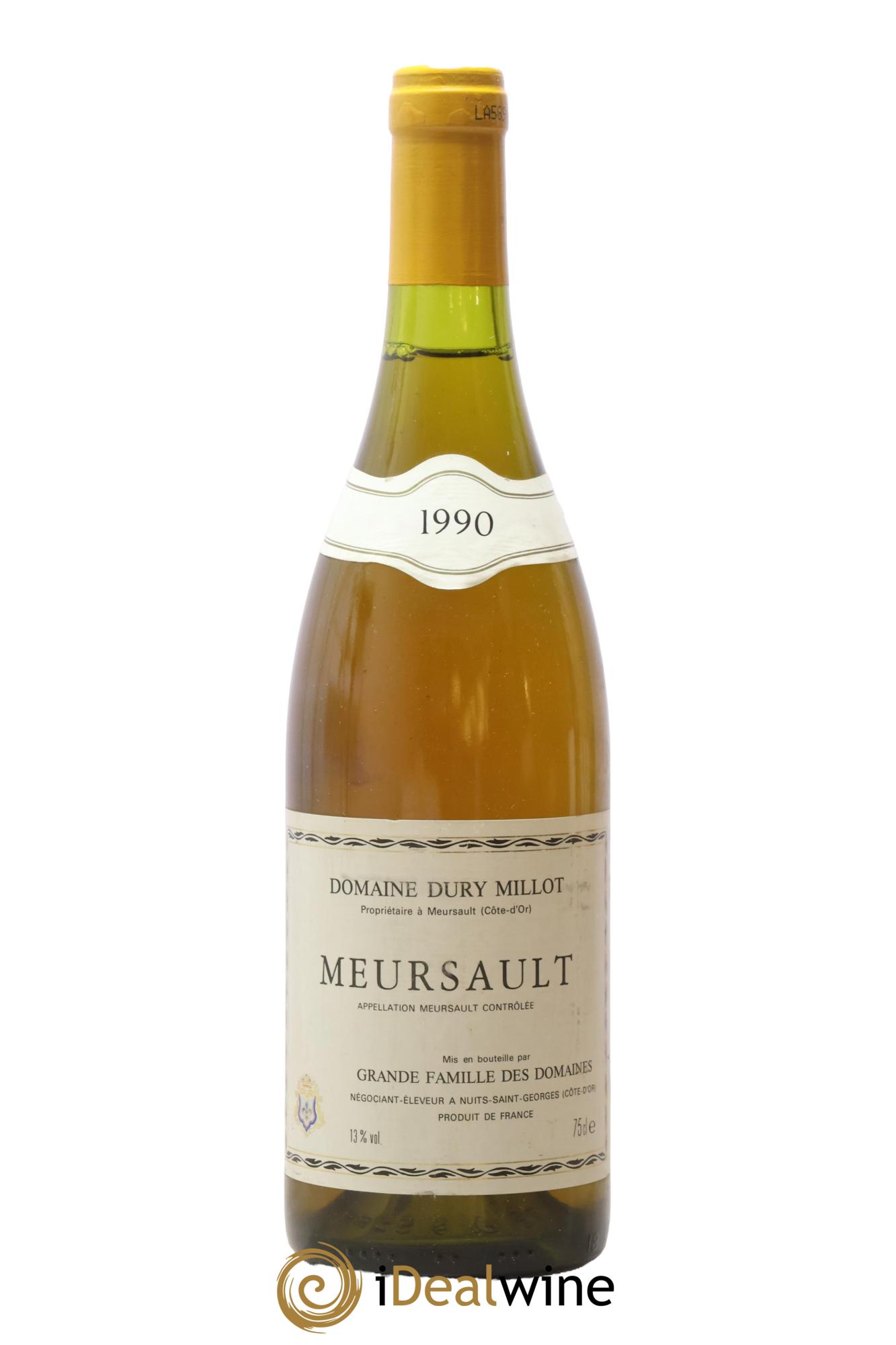 Meursault Dury Millot 1990 - Lot de 1 bouteille - 0