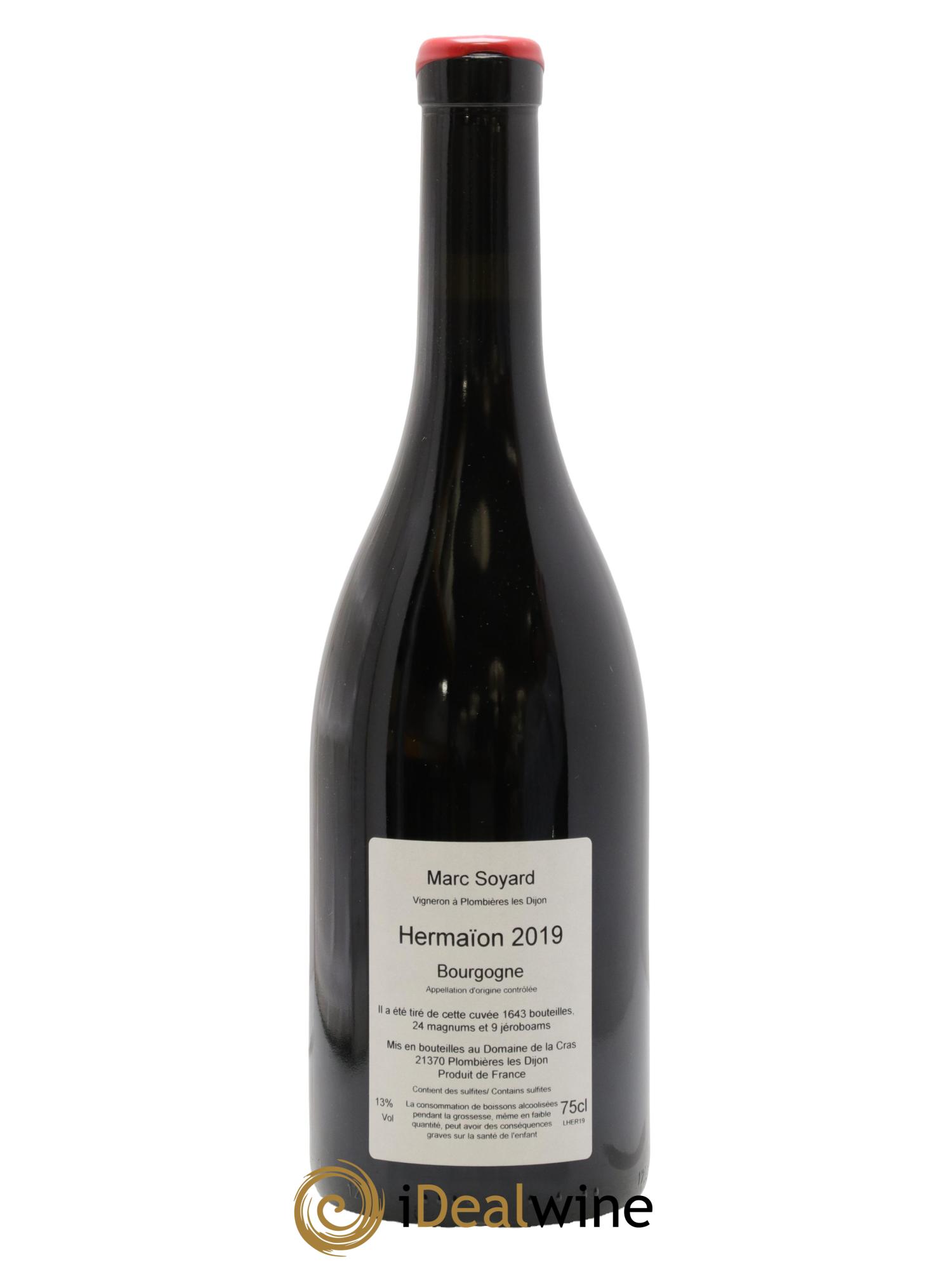 Bourgogne Hermaion Domaine de la Cras - Marc Soyard 2019 - Lot of 1 bottle - 1