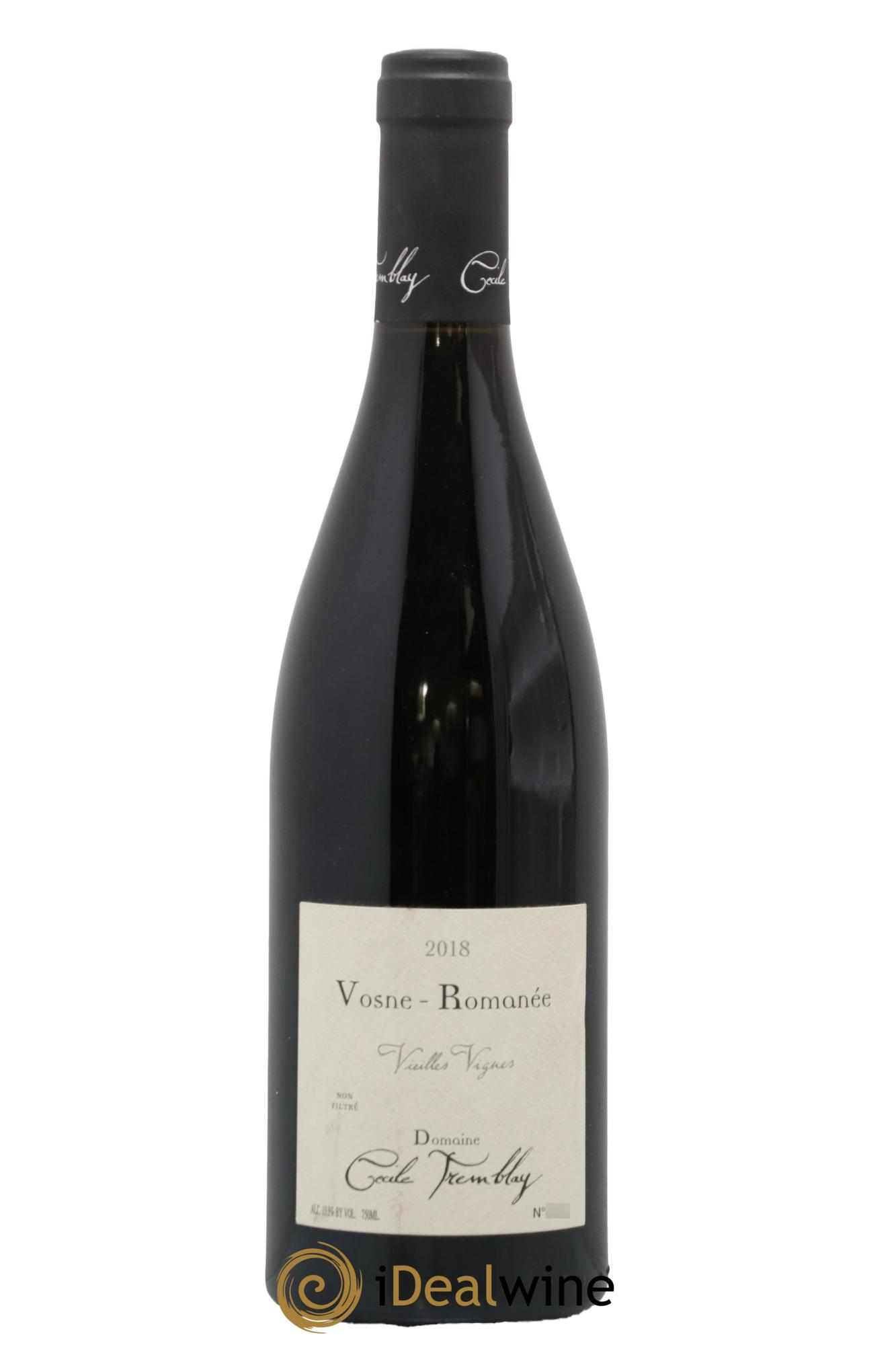 Vosne-Romanée Vieilles Vignes Cécile Tremblay 2018 - Lot de 1 bouteille - 0