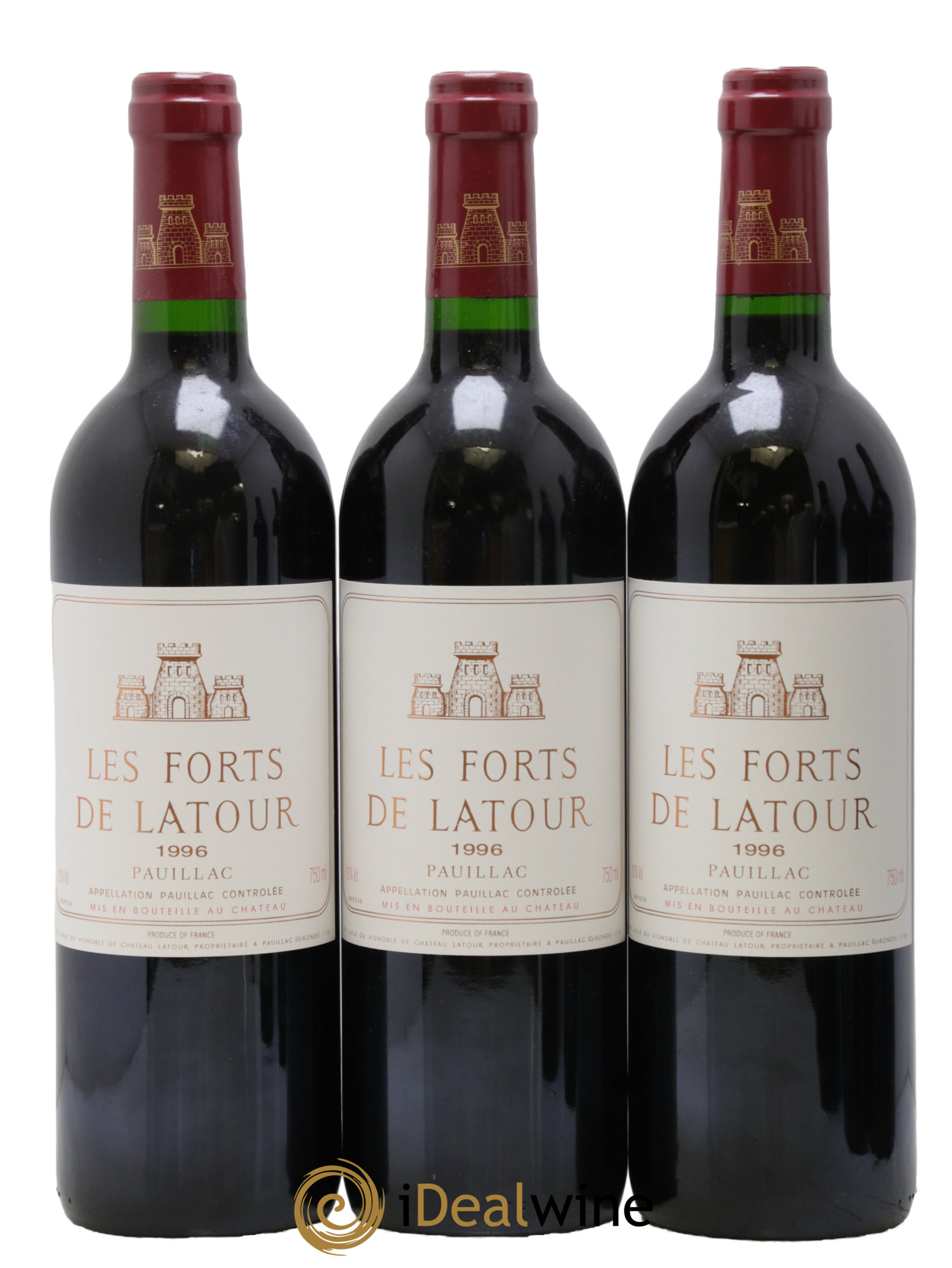 Les Forts de Latour Second Vin 1996 - Lot of 6 bottles - 1