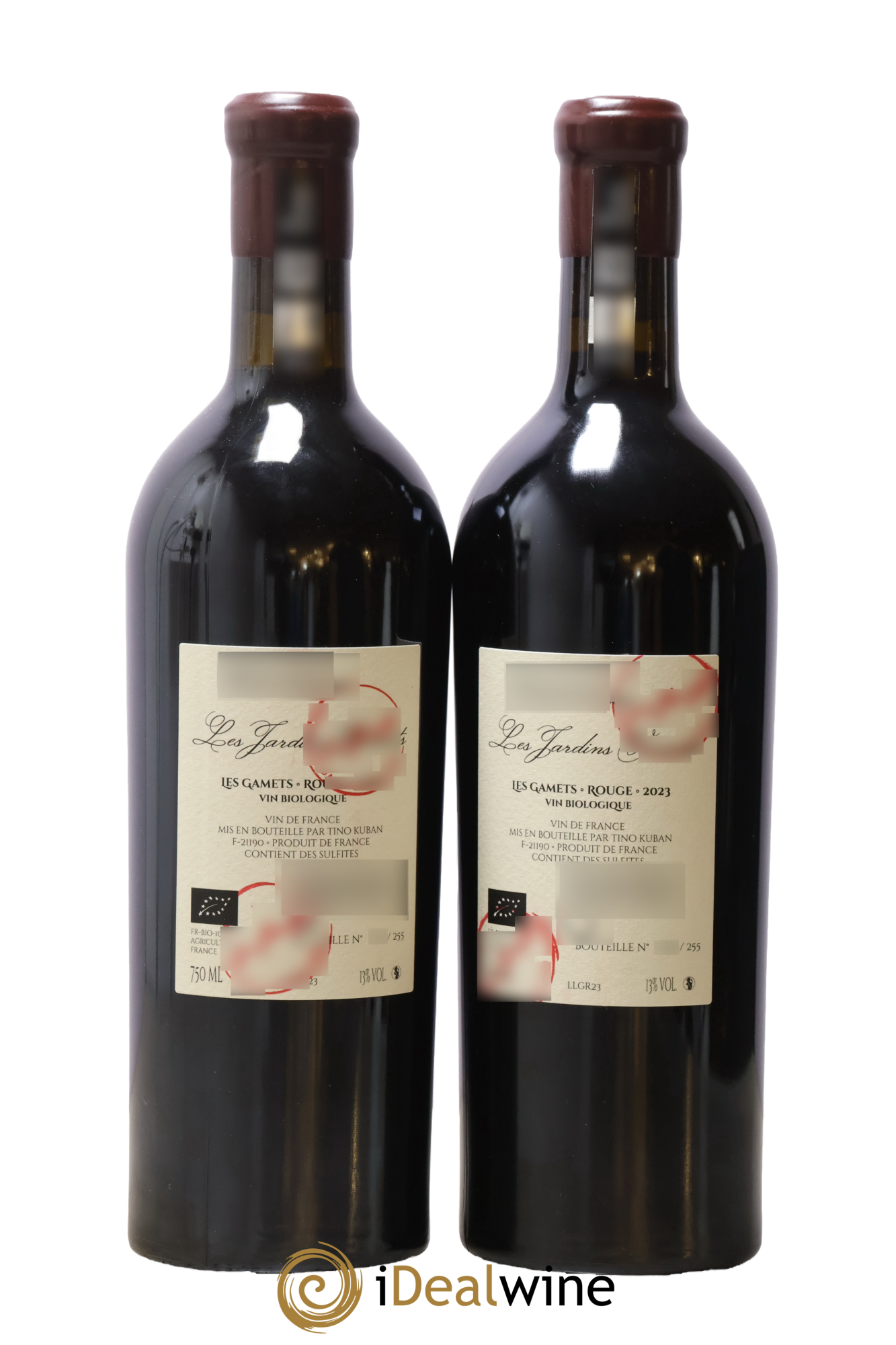 Vin de France Les Gamets Les Jardins Vivants Tino Kuban 2023 - Lot de 2 bouteilles - 1