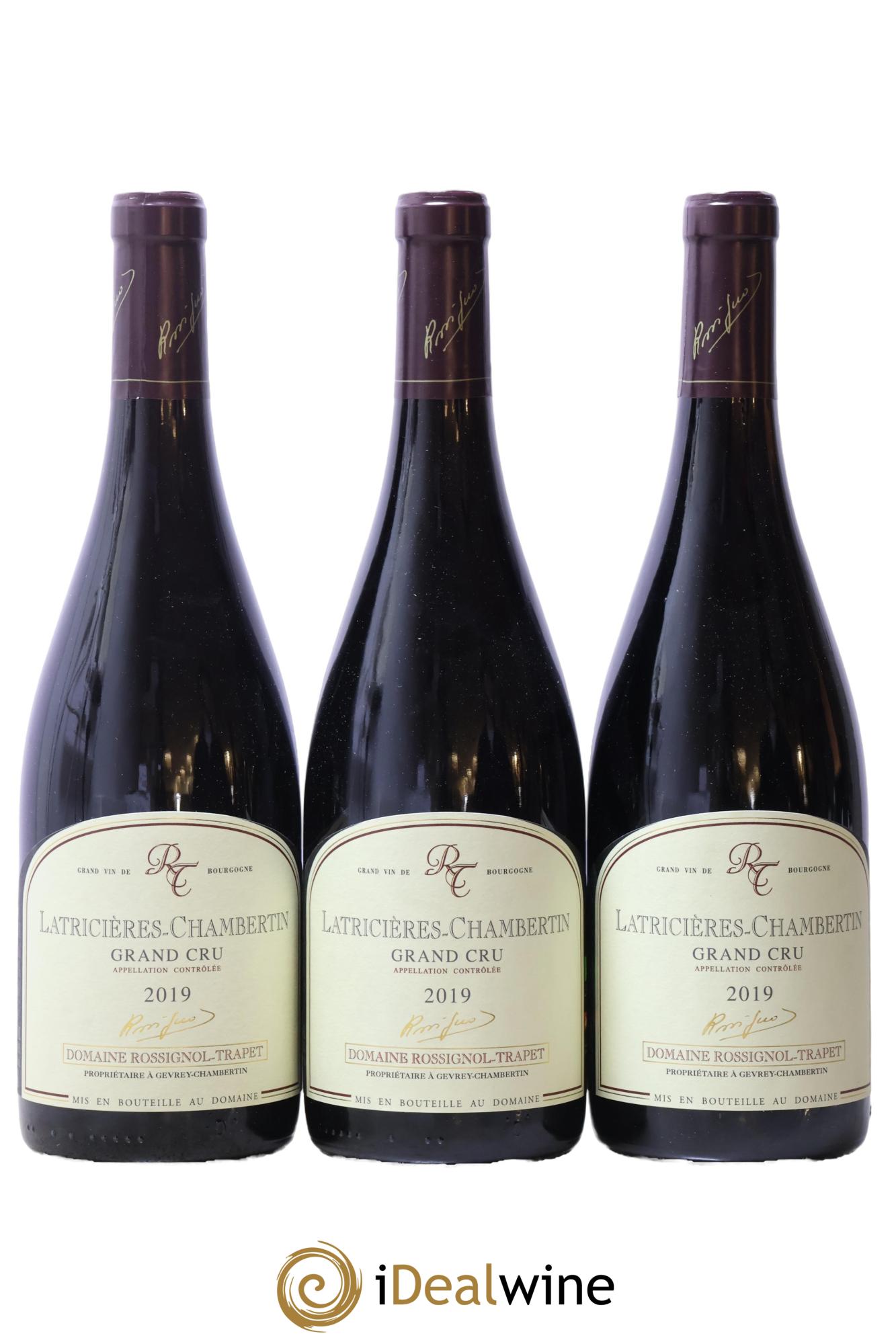 Latricières-Chambertin Grand Cru Rossignol-Trapet (Domaine) 2019 - Lot de 3 bouteilles - 0