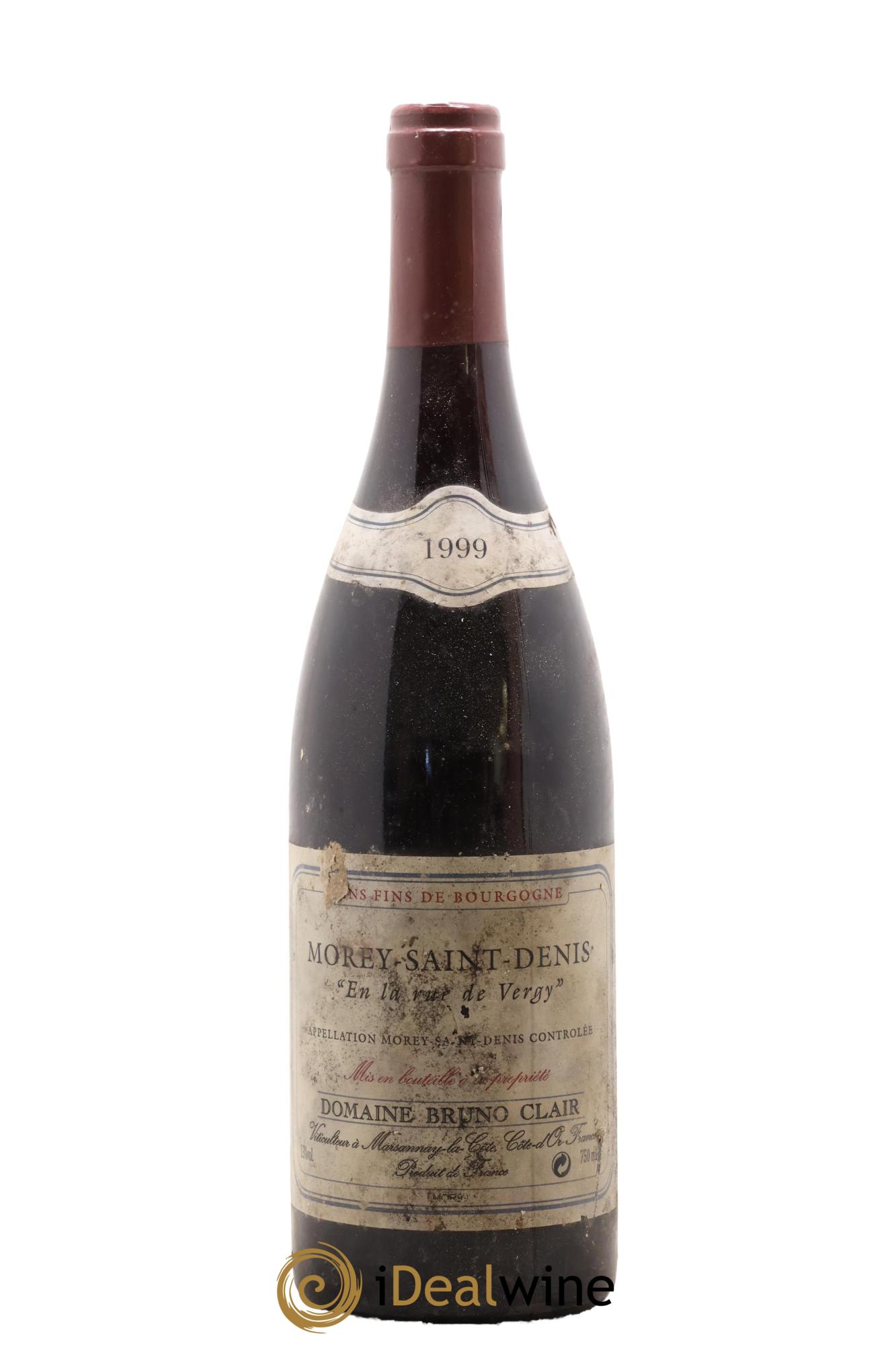 Morey-Saint-Denis En la Rue de Vergy Bruno Clair (Domaine) 1999 - Lot de 1 bouteille - 0