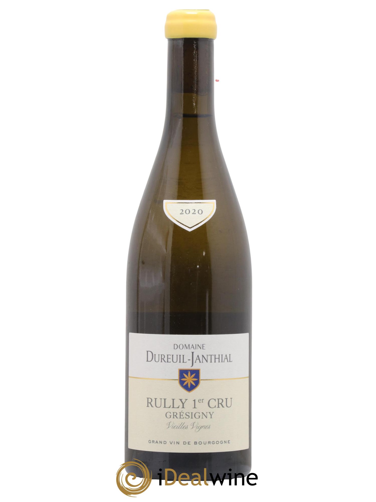 Rully 1er Cru Grésigny Vieilles Vignes Vincent Dureuil-Janthial 2020 - Lot de 1 bouteille - 0