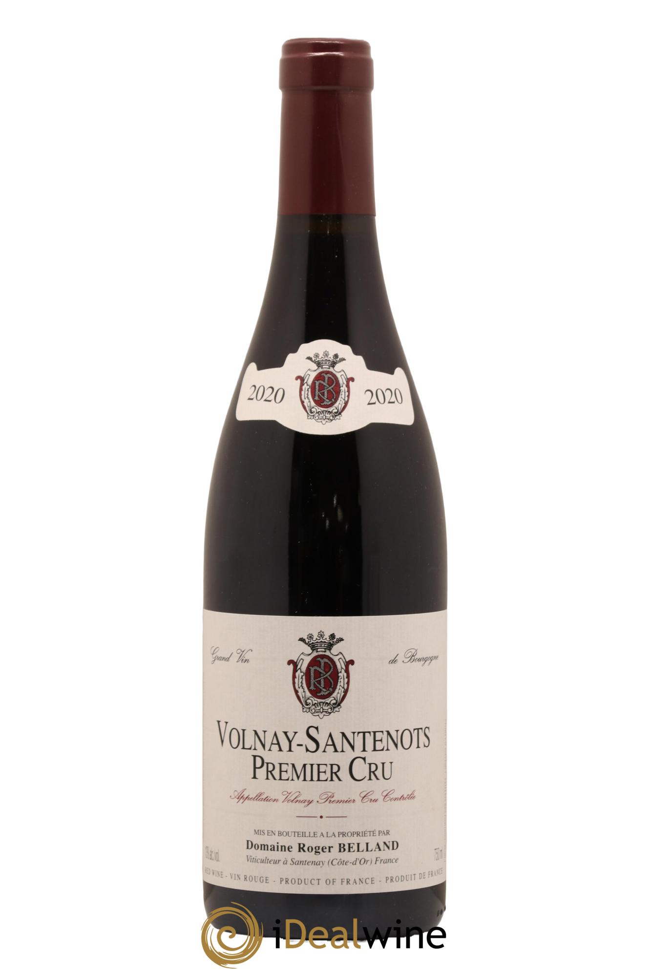 Volnay 1er Cru Santenots Domaine Roger Belland 2020 - Lot de 1 bouteille - 0