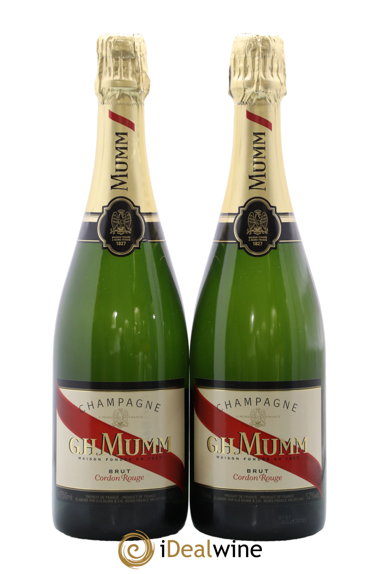 Cordon Rouge Mumm - Lot de 2 bouteilles - 0