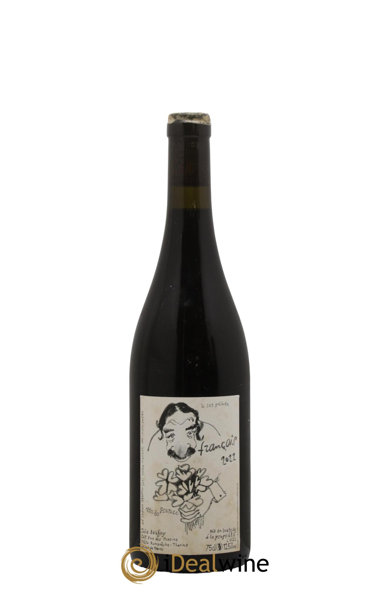 Vin de France François Julie Balagny 2022 - Lot de 1 bouteille - 0