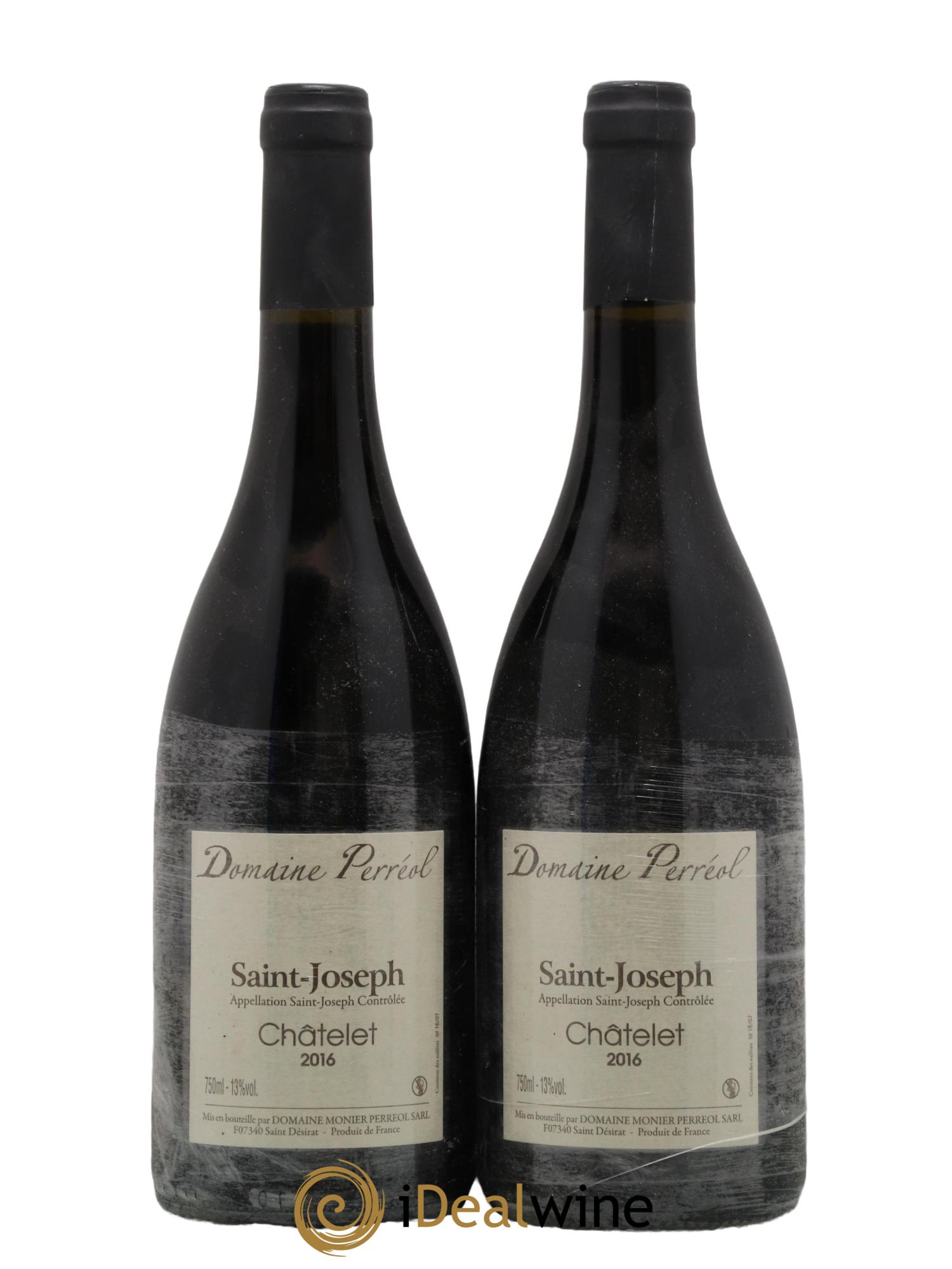 Saint-Joseph Chatelet Domaine Monier Perreol 2016 - Lot de 2 bouteilles - 0