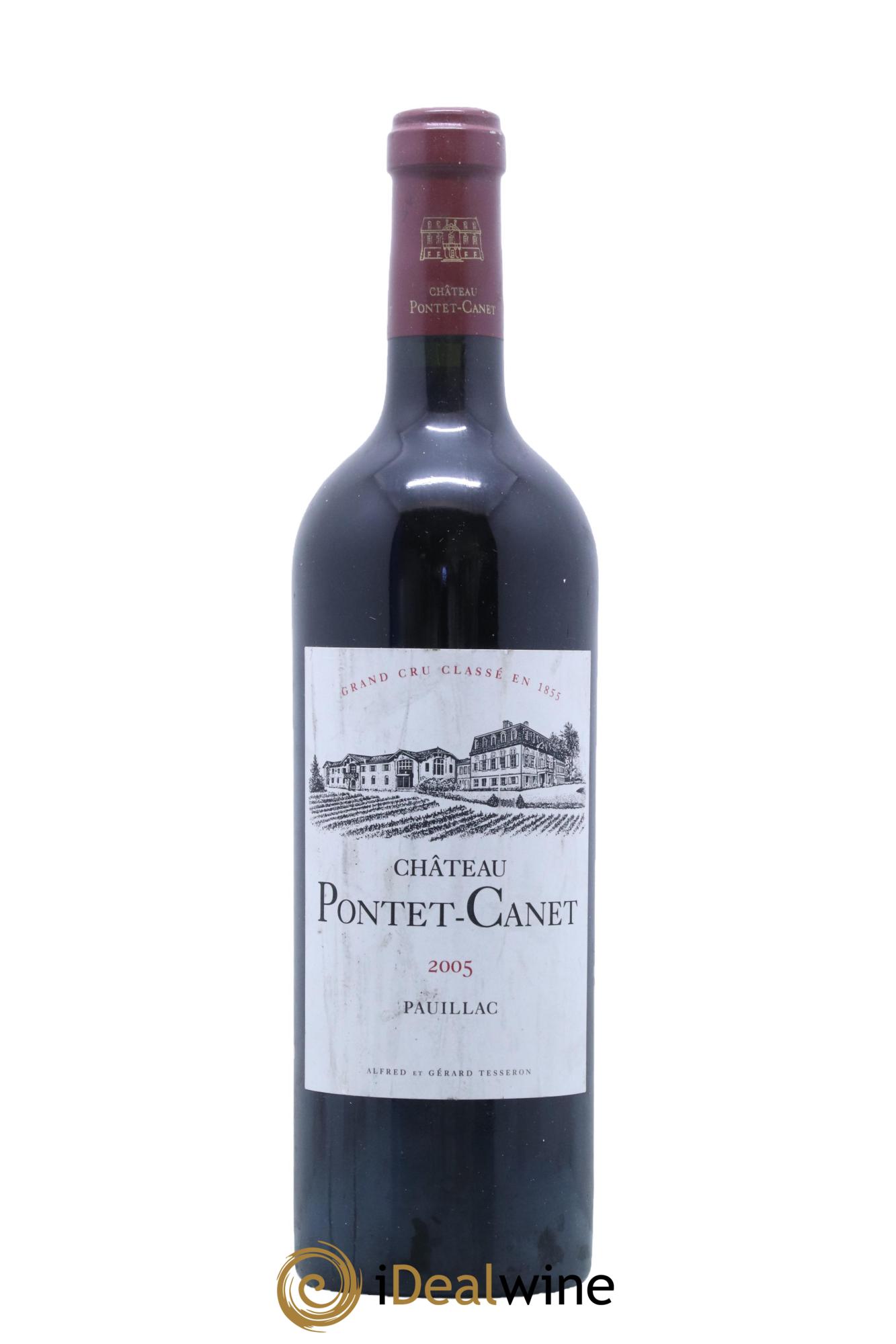 Château Pontet Canet 5ème Grand Cru Classé 2005 - Lot de 1 bouteille - 0