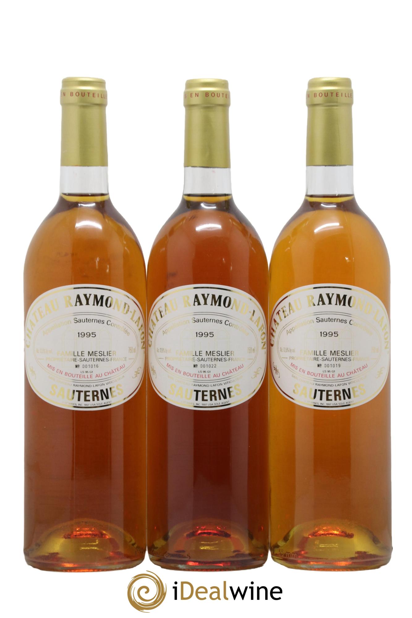 Château Raymond Lafon 1995 - Lotto di 6 bottiglie - 2