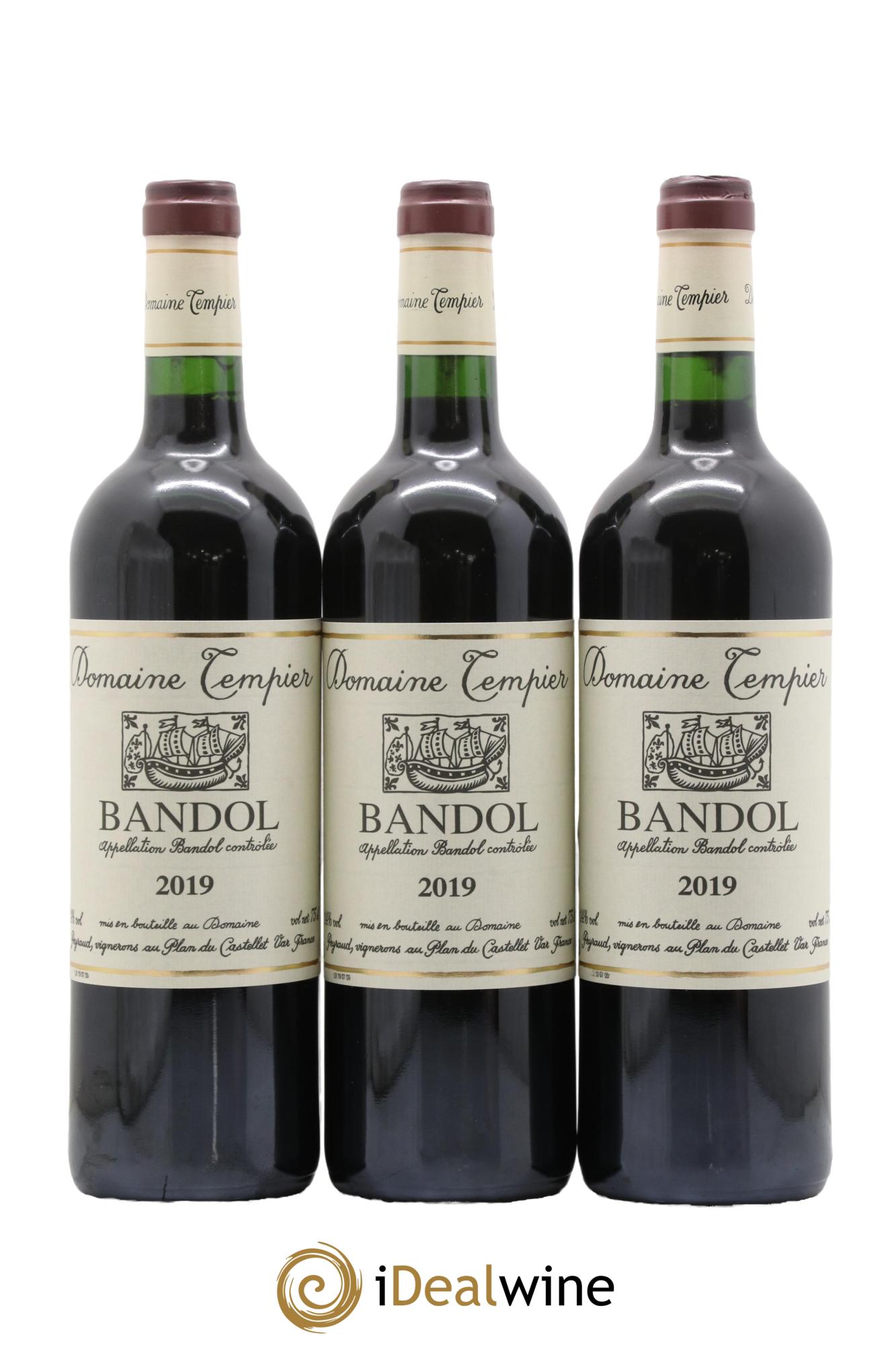 Bandol Domaine Tempier Famille Peyraud 2019 - Lotto di 3 bottiglie - 0