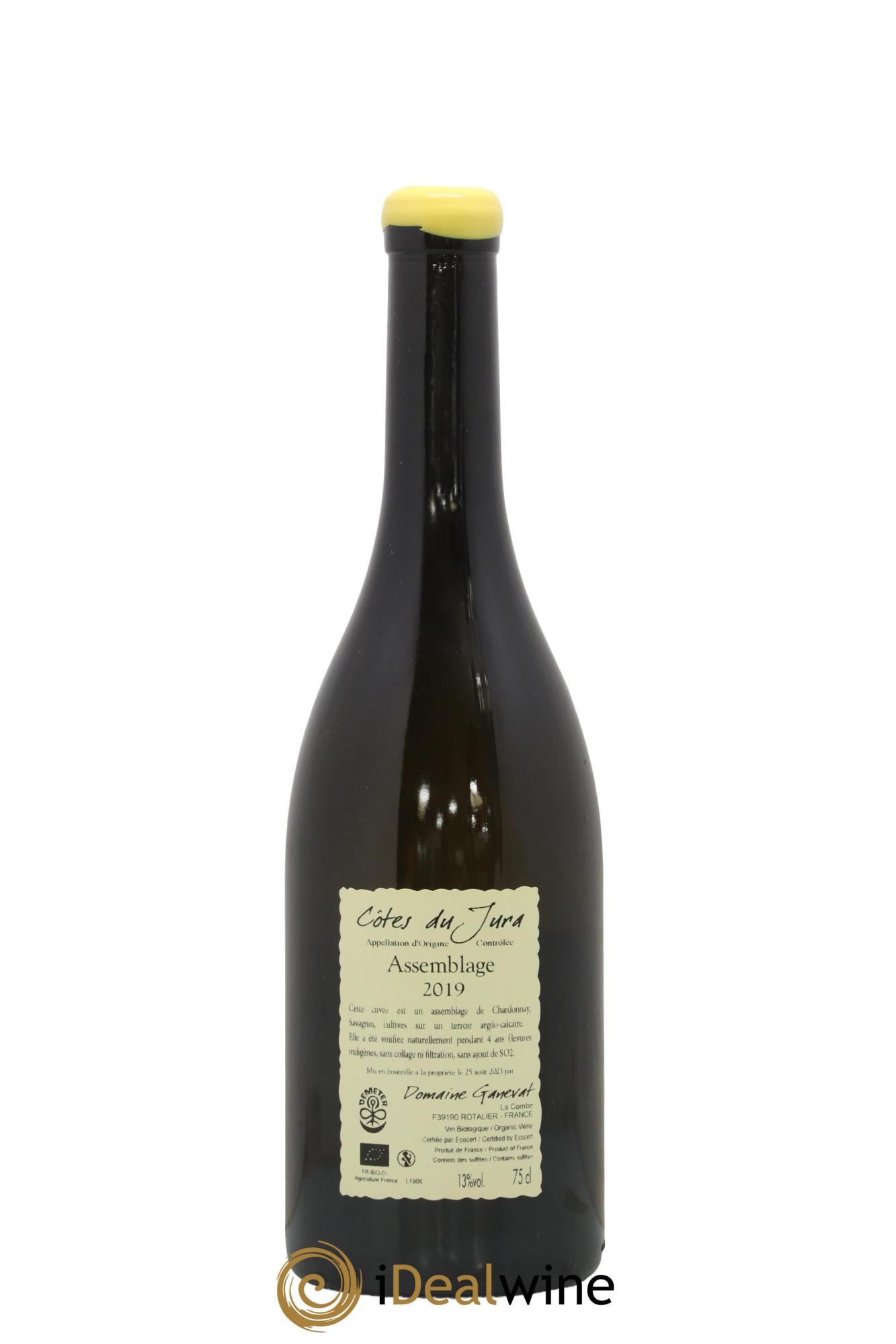 Côtes du Jura Cuvée Orégane Jean-François Ganevat (Domaine) 2019 - Lot de 1 bouteille - 1