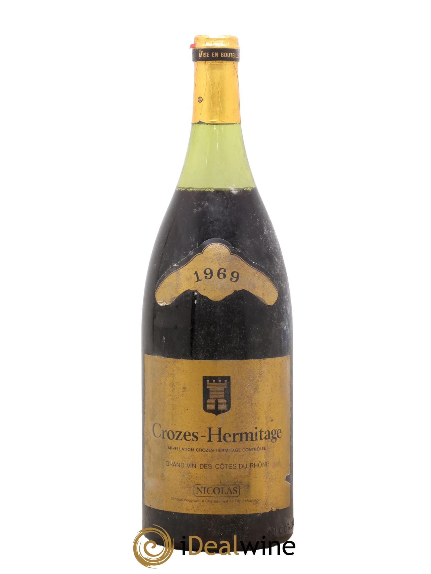 Crozes-Hermitage Nicolas 1969 - Lot de 1 magnum - 0
