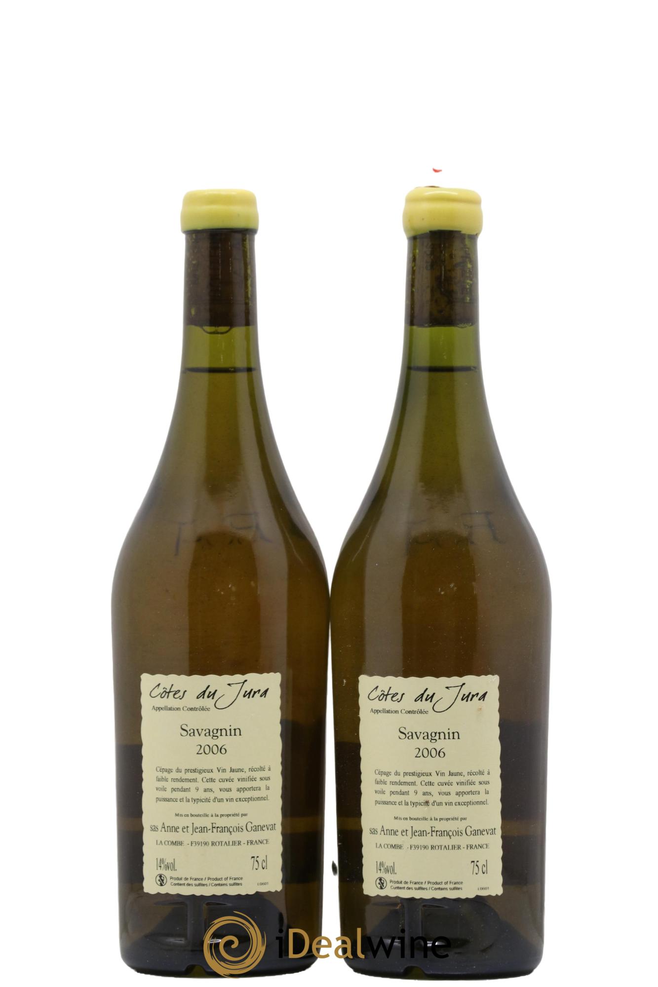 Côtes du Jura Cuvée Prestige Jean-François Ganevat (Domaine) 2006 - Lot de 2 bouteilles - 1
