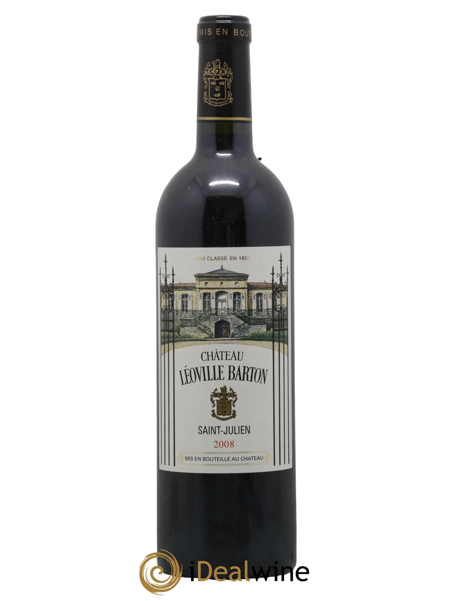 Château Léoville Barton 2ème Grand Cru Classé 2008 - Lot of 1 bottle - 0