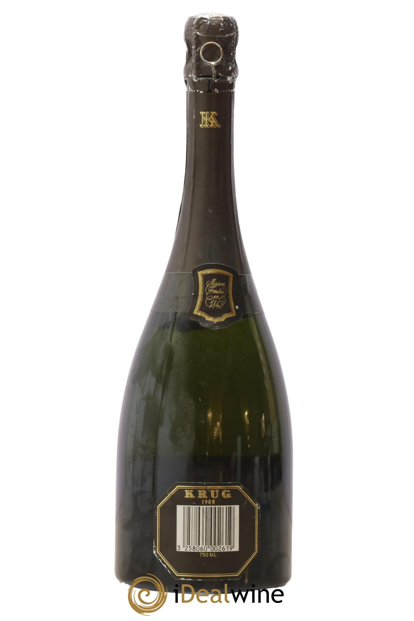 Vintage Krug 1988 - Lotto di 1 bottiglia - 1