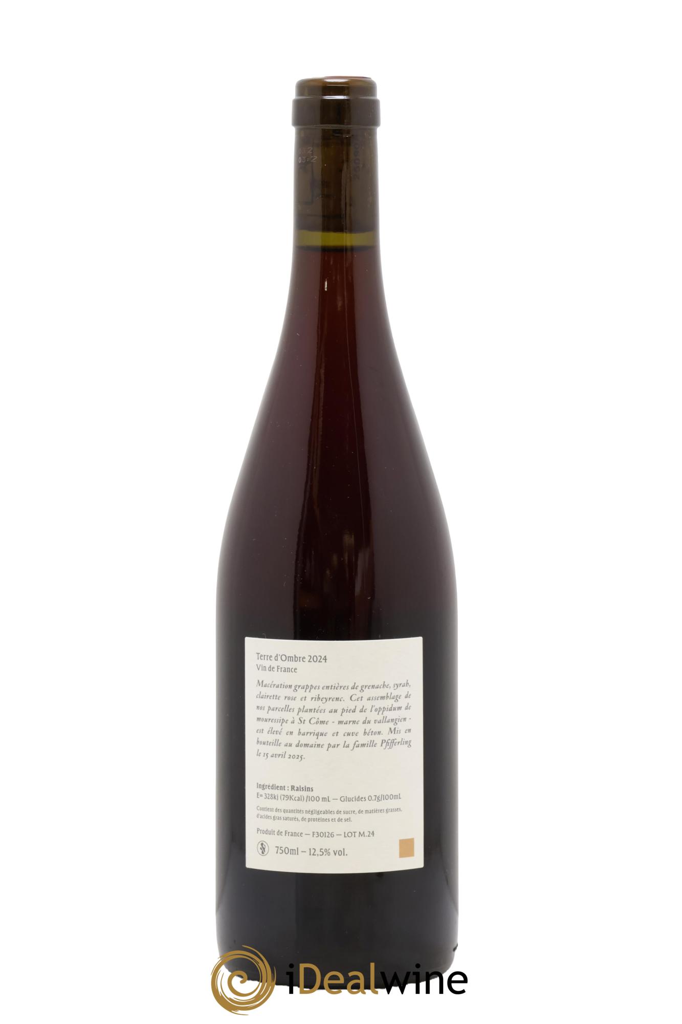 Vin de France Terre d'Ombre L'Anglore 2024 - Lot of 1 bottle - 1