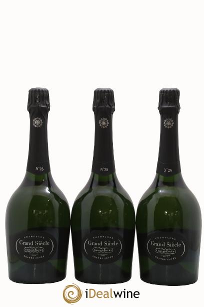 Grand Siècle Itération 25 Laurent Perrier - Lotto di 3 bottiglie - 1
