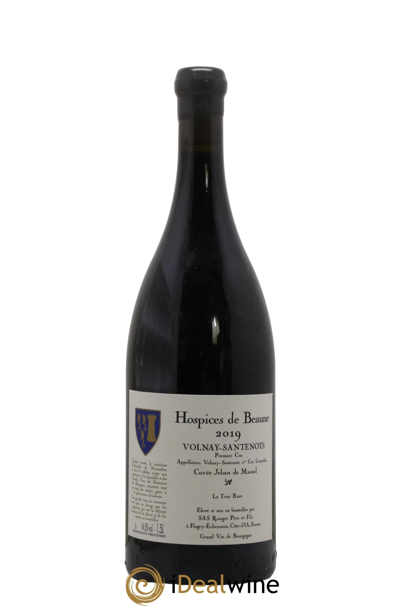 Volnay 1er Cru Santenots Cuvee Jehan De Massol Hospices De Beaune 2019 - Lot de 1 magnum - 0