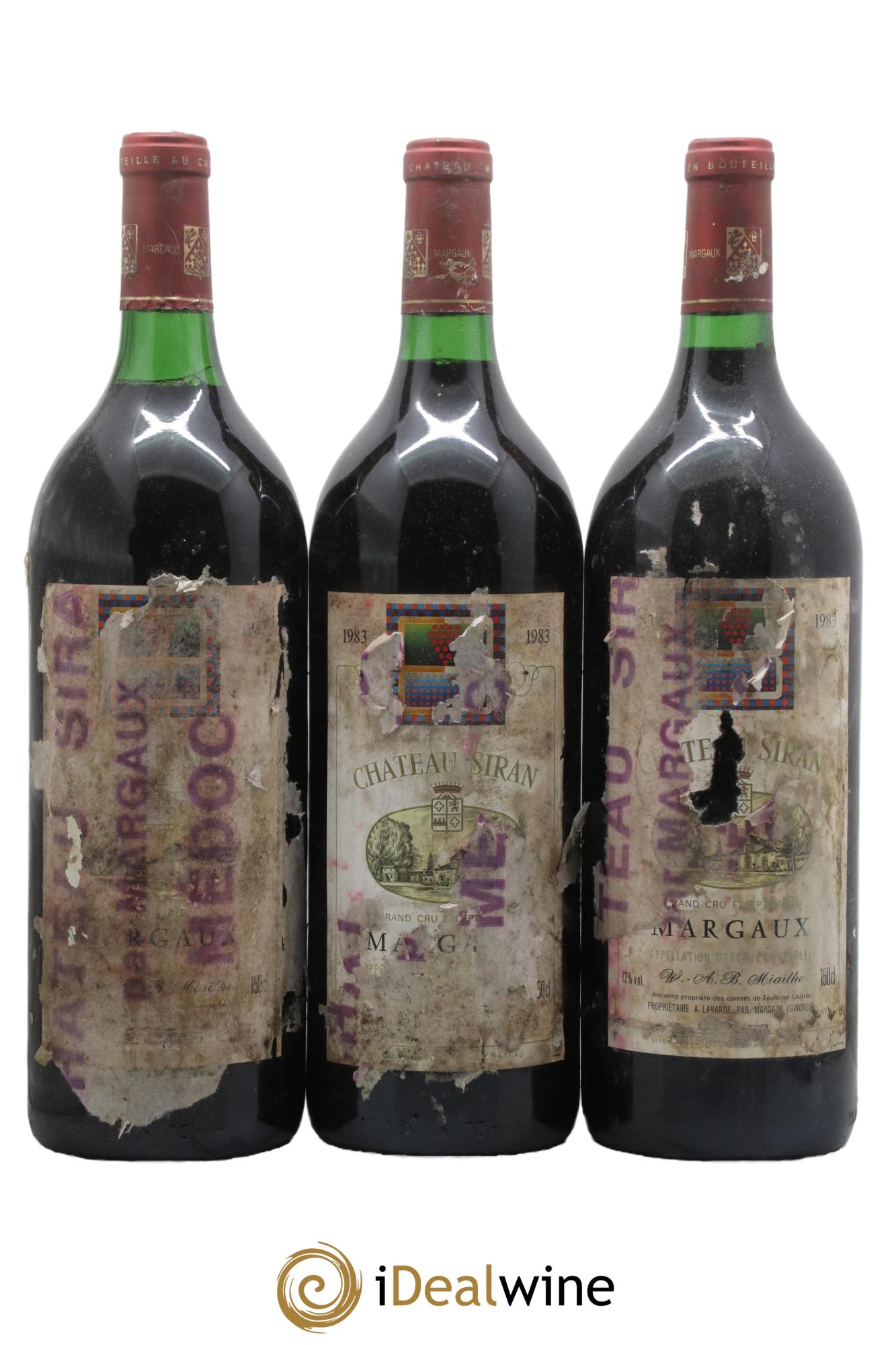 Château Siran 1983 - Lotto di 3 magnum - 0