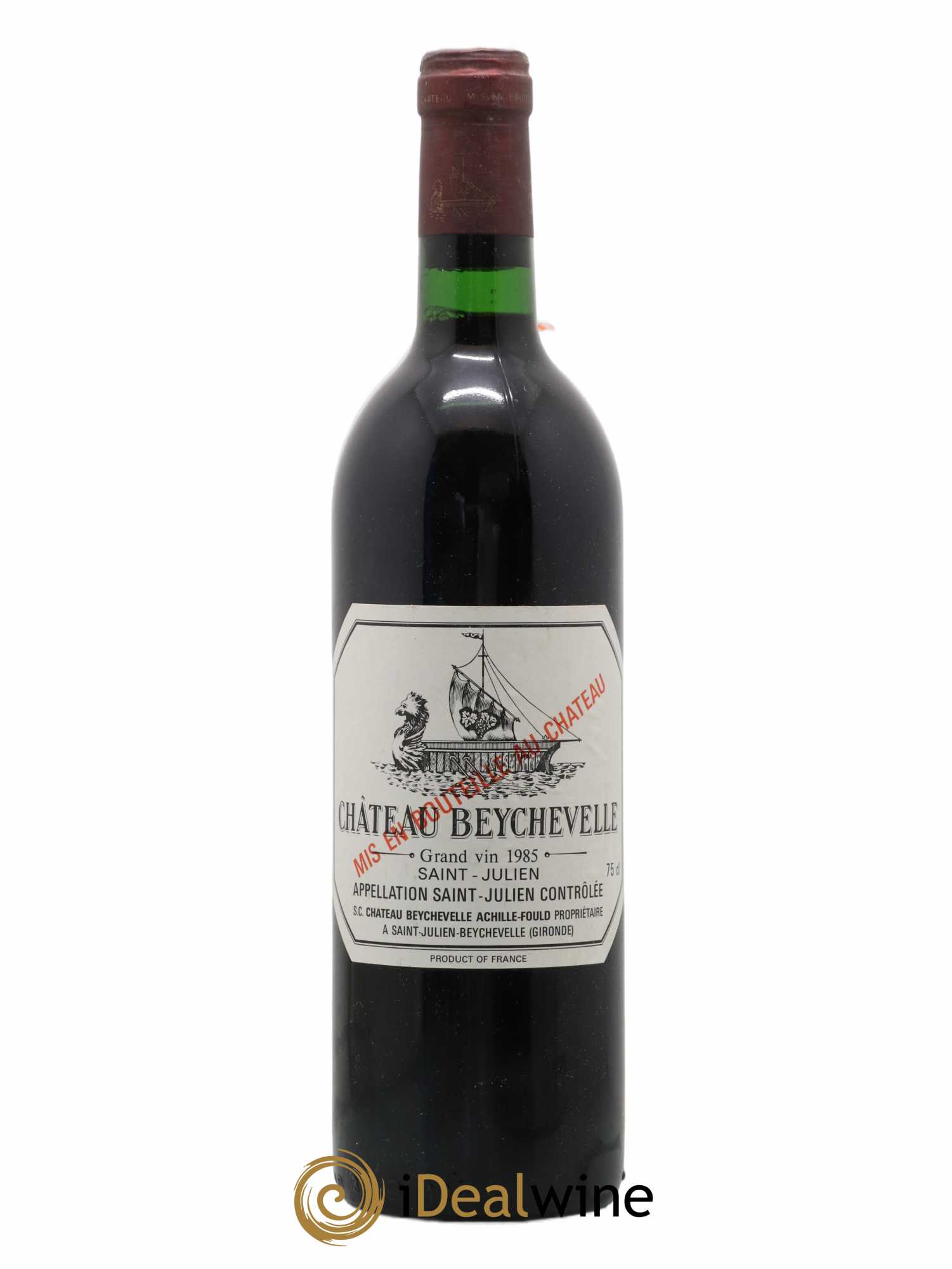 Château Beychevelle 4ème Grand Cru Classé 1985 - Lot de 1 bouteille - 0