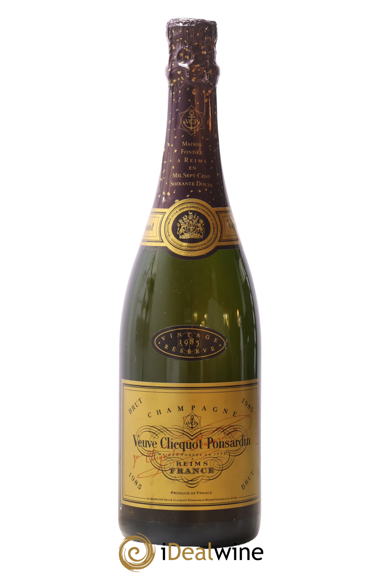 Brut Millésimé Veuve Clicquot 1985 - Lot de 1 bouteille - 0