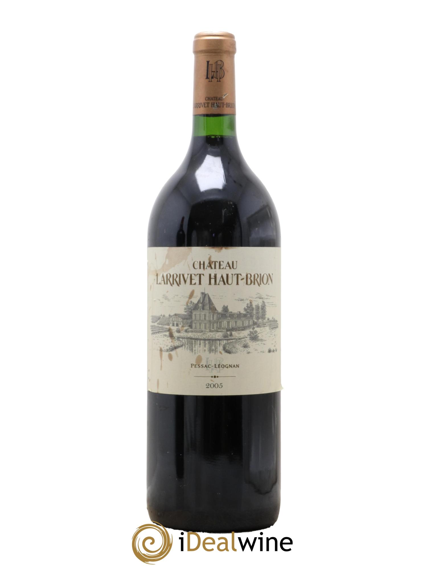 Château Larrivet Haut-Brion 2005 - Lot de 1 magnum - 0