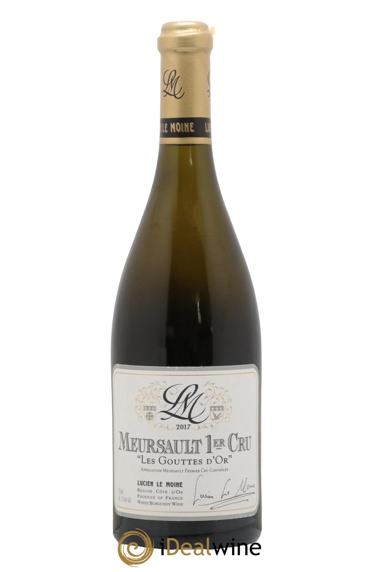 Meursault 1er Cru Les Gouttes d'Or Lucien Le Moine 2017 - Lot de 1 bouteille - 0