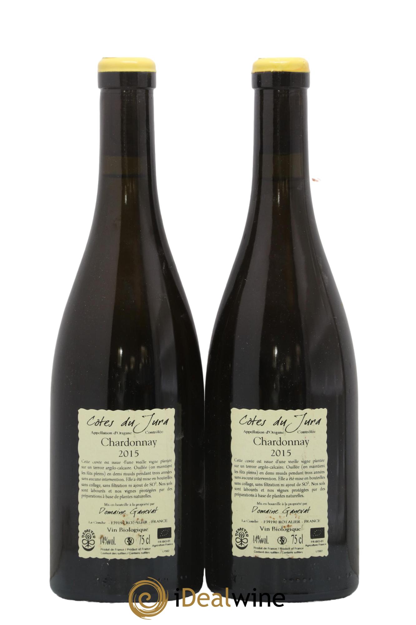 Côtes du Jura Les Chamois du Paradis Jean-François Ganevat (Domaine) 2015 - Lot of 2 bottles - 1