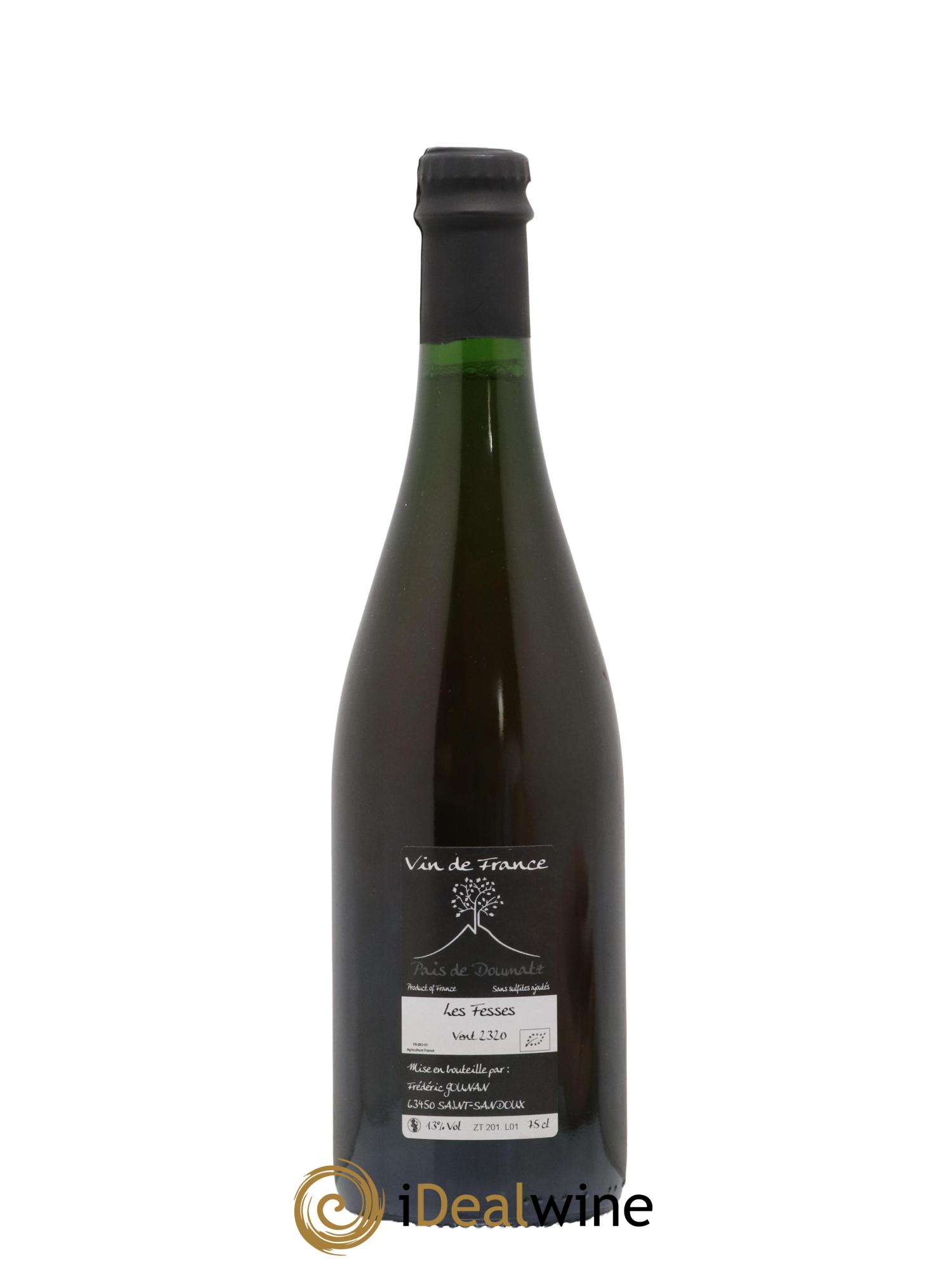 Vin de France Les Fesses Vignoble de l'Arbre Blanc 2020 - Posten von 1 Flasche - 1