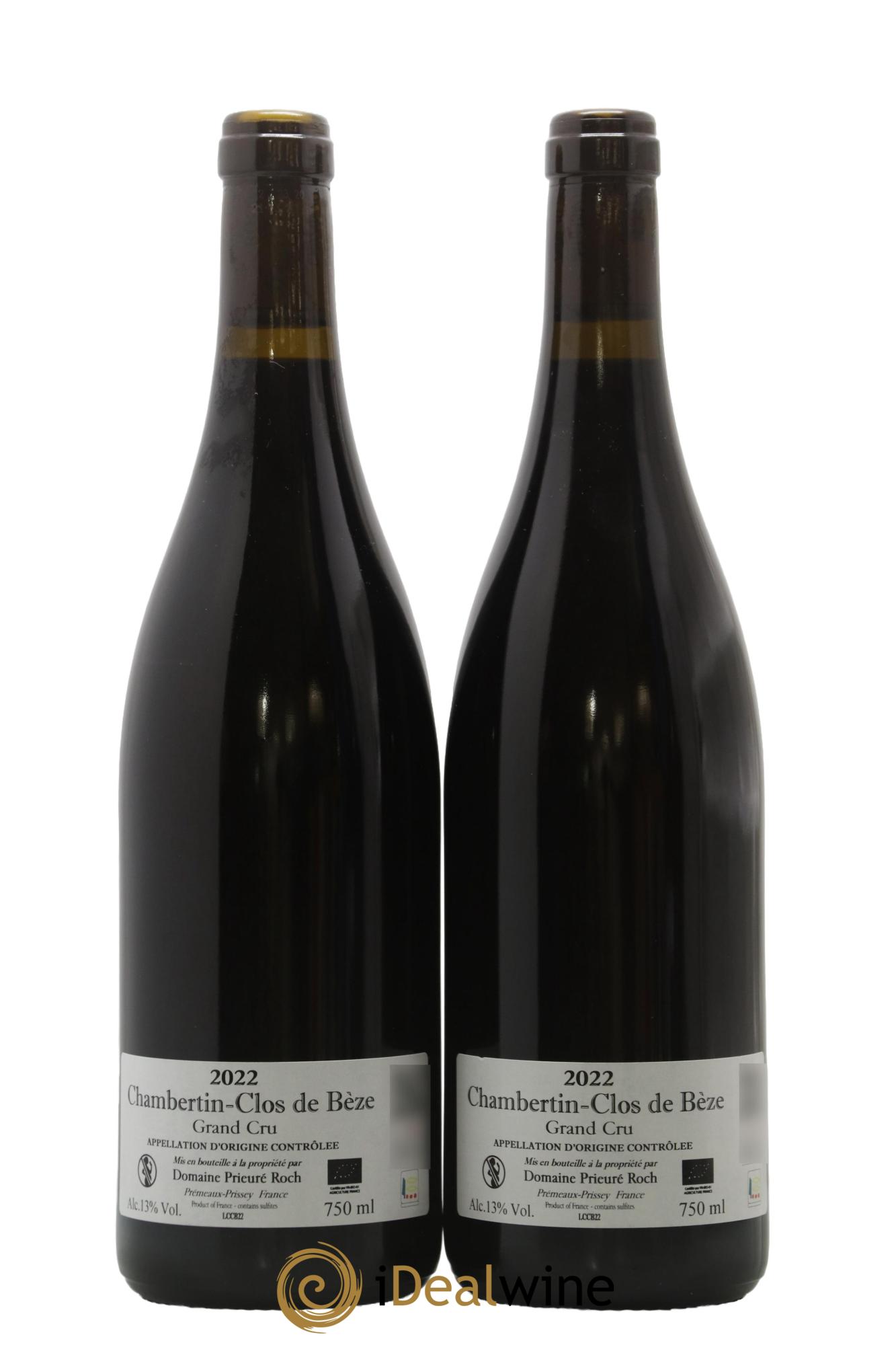 Chambertin Clos de Bèze Grand Cru Prieuré Roch 2022 - Lot de 2 bouteilles - 1