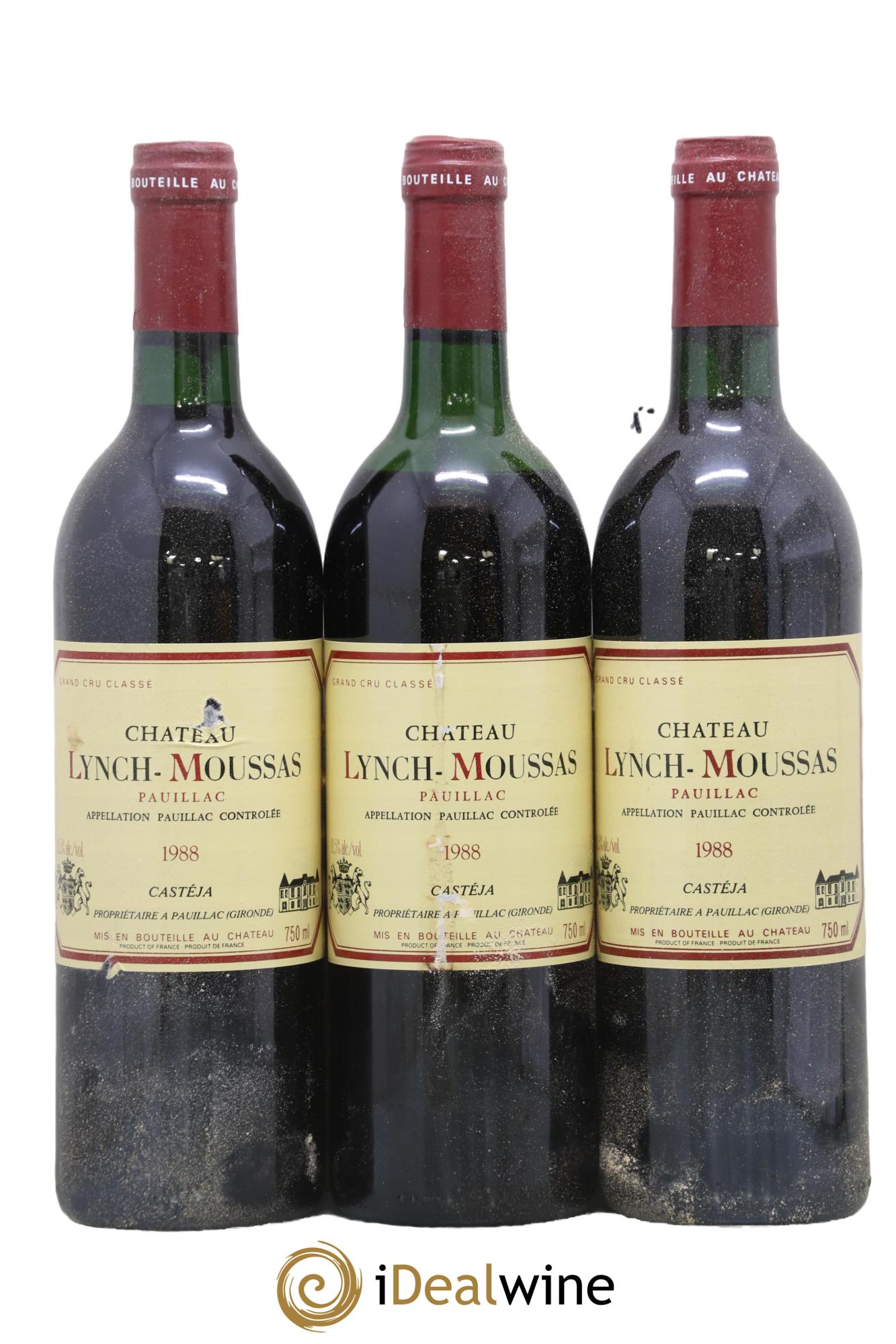 Château Lynch Moussas 5ème Grand Cru Classé 1988 - Lot de 12 bouteilles - 4