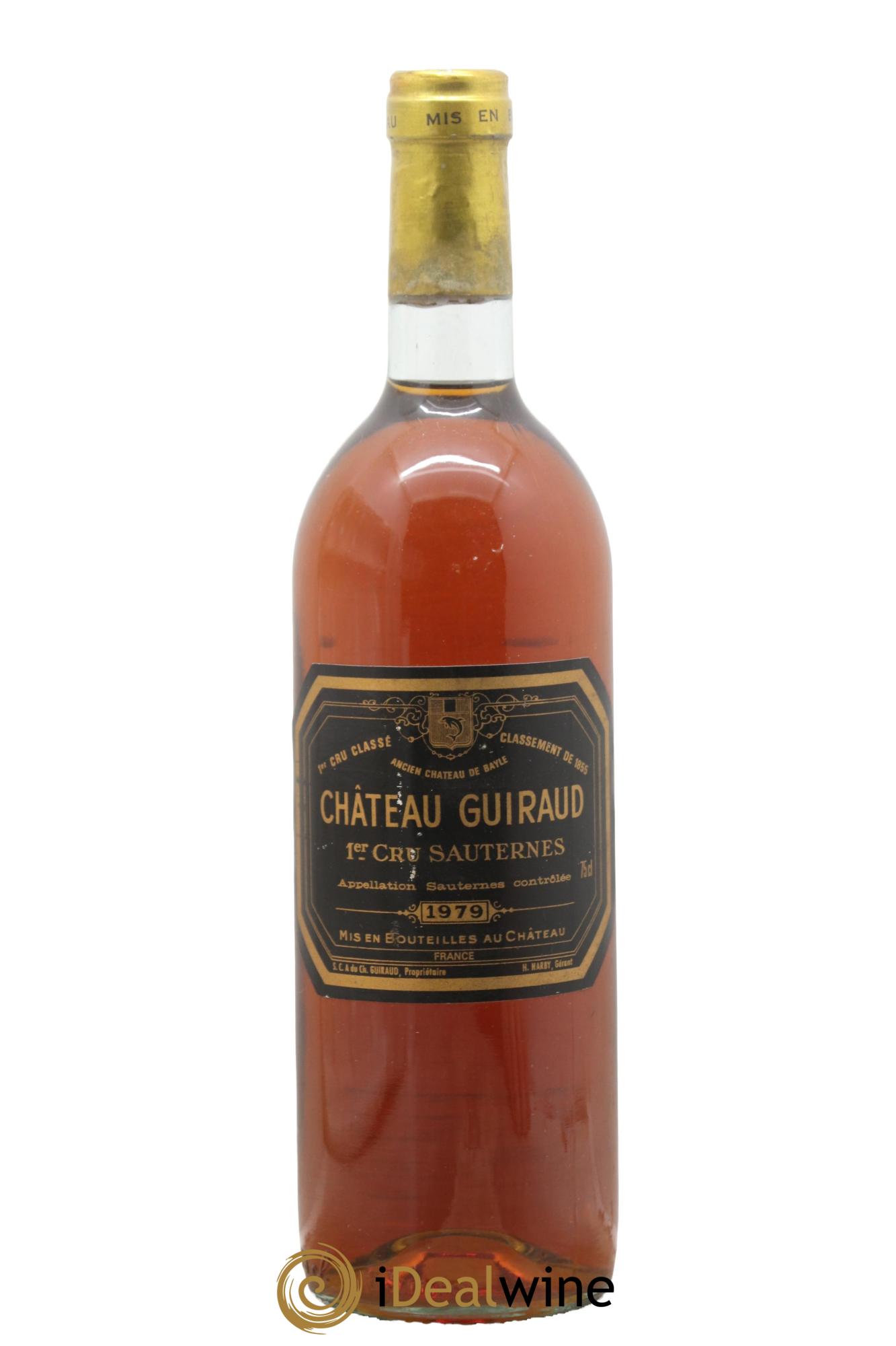 Château Guiraud 1er Grand Cru Classé 1979 - Posten von 1 Flasche - 0