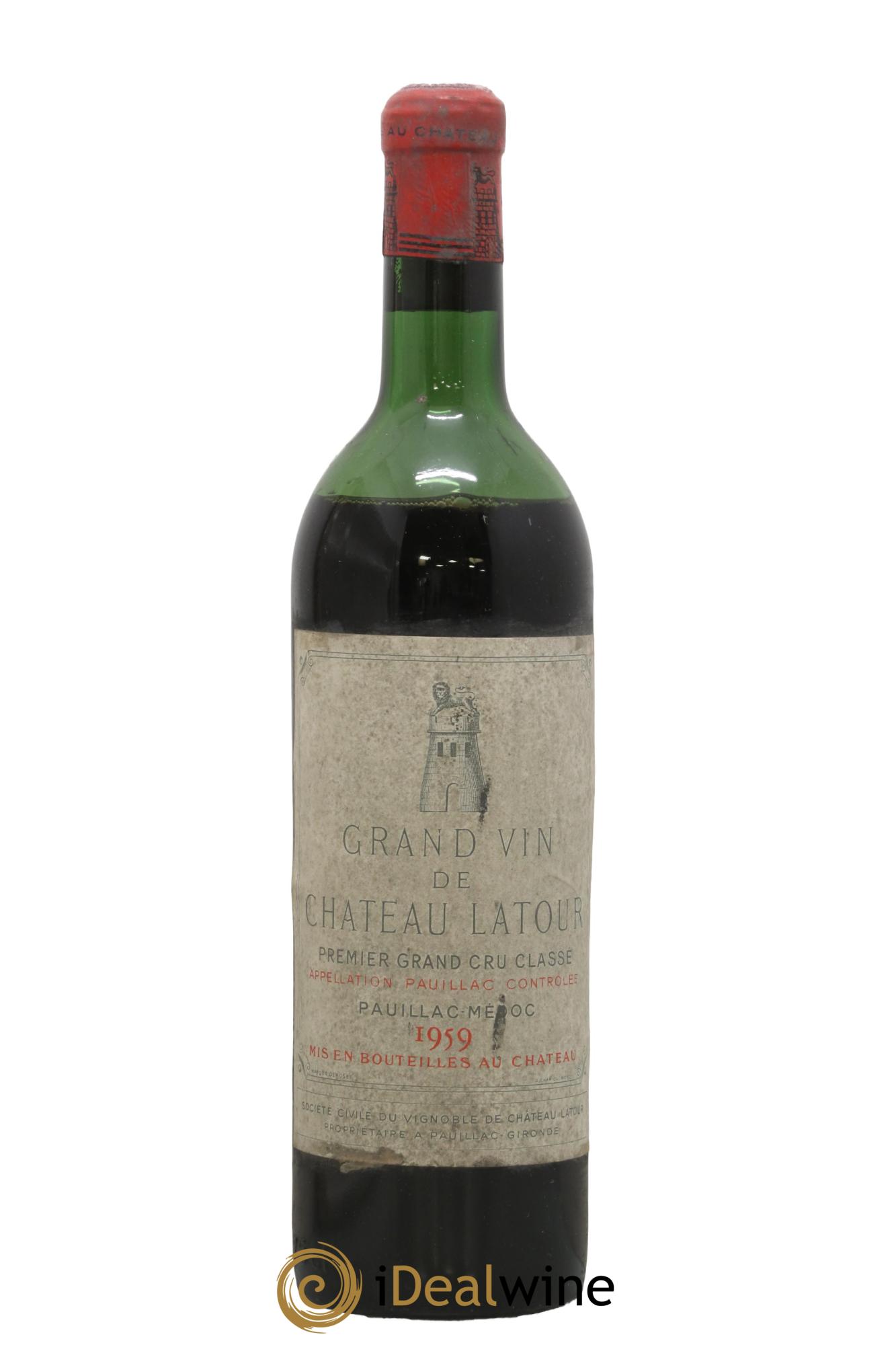 Château Latour 1er Grand Cru Classé 1959 - Lot de 1 bouteille - 0