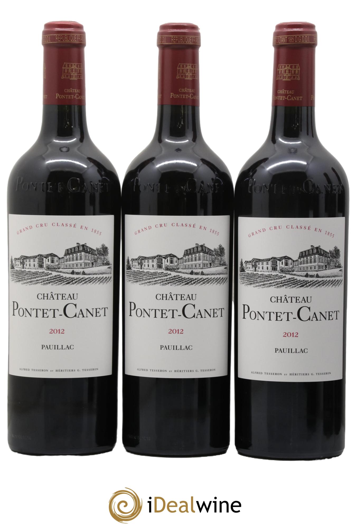 Château Pontet Canet 5ème Grand Cru Classé  2012 - Lot of 6 bottles - 1