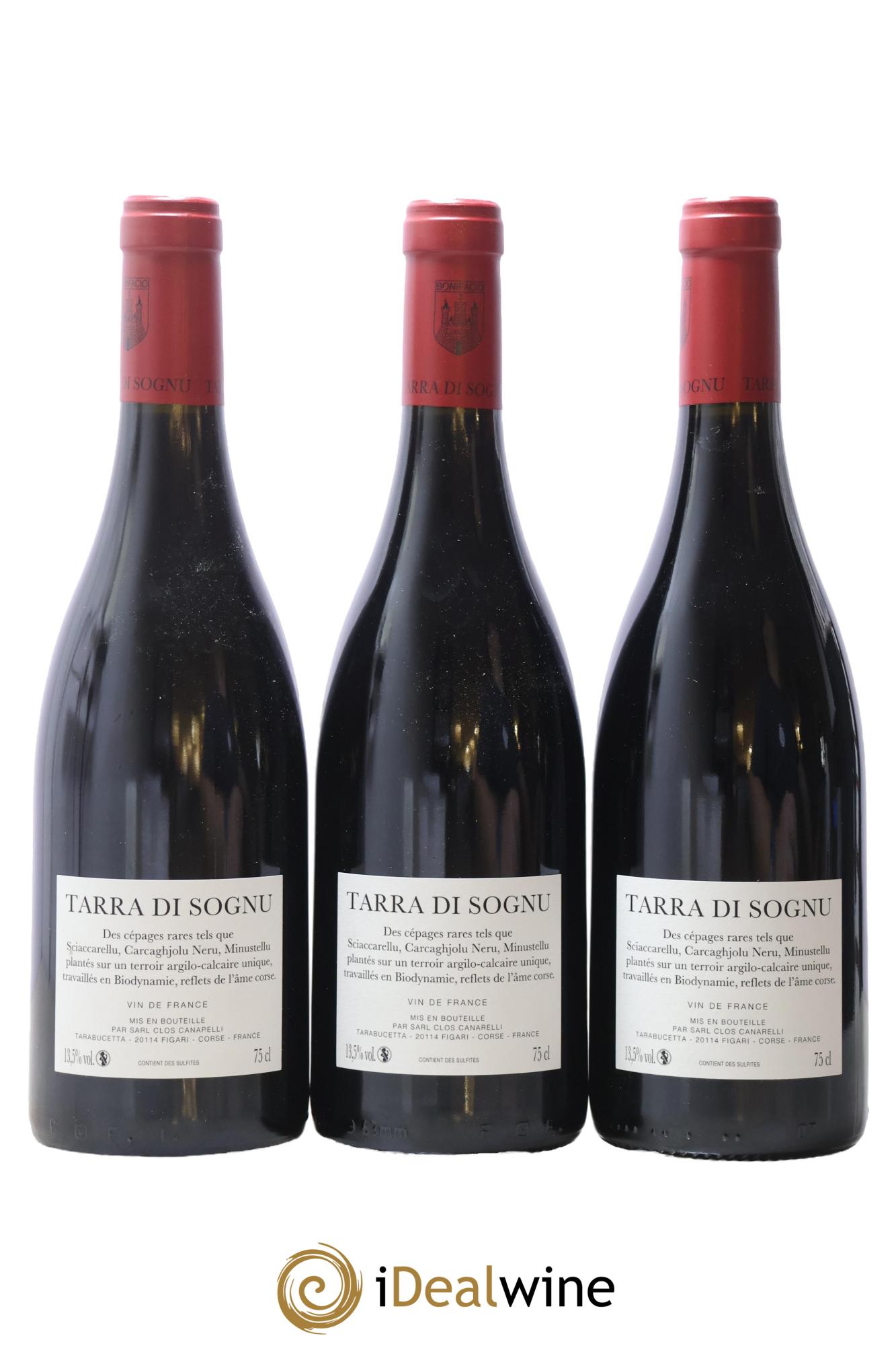Vin de France Tarra di Sognu Clos Canarelli 2021 - Lot of 3 bottles - 1