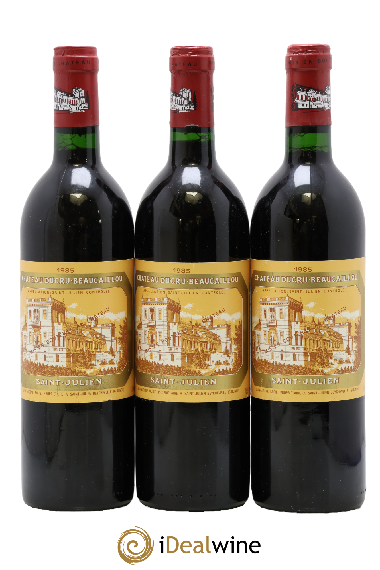 Château Ducru Beaucaillou 2ème Grand Cru Classé 1985 - Lot de 3 bouteilles - 0